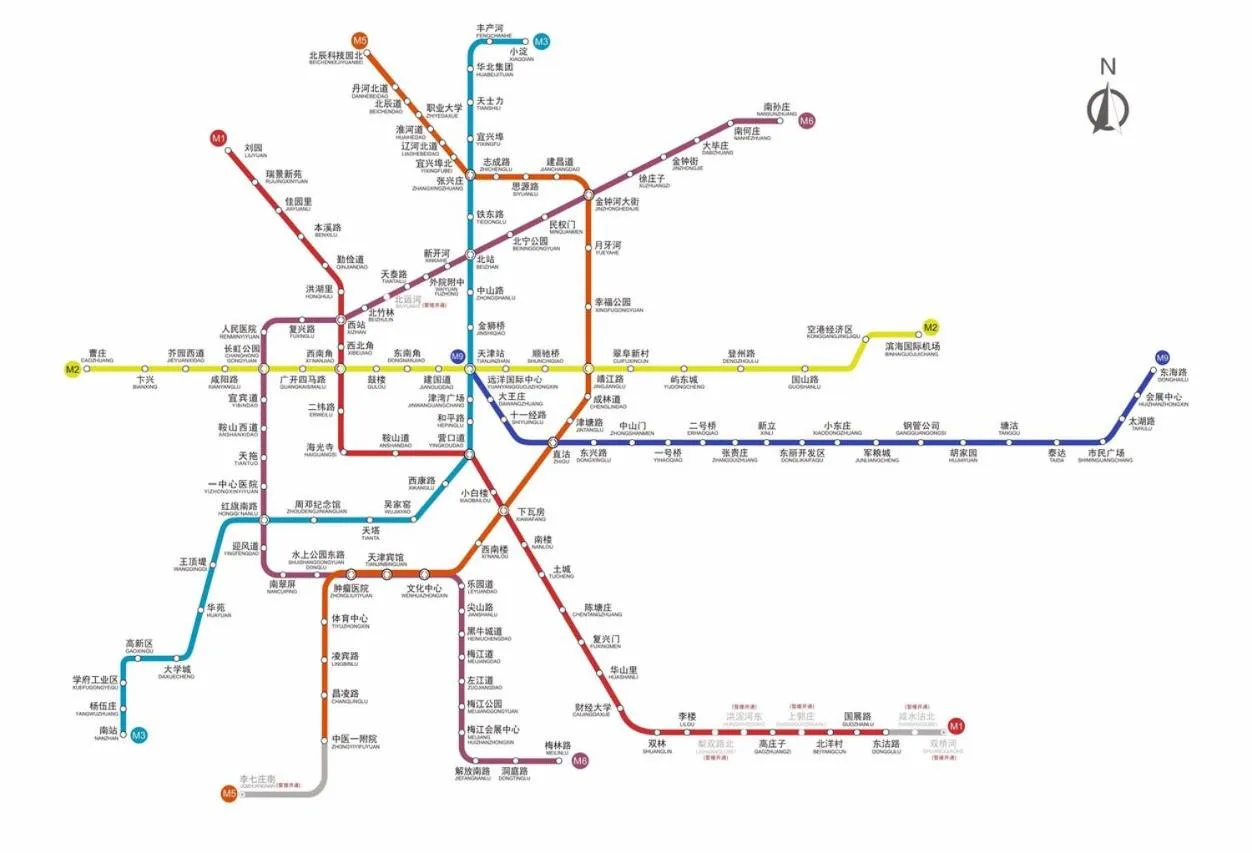 Location in Tianjin G'apartment - Five Great Avenues