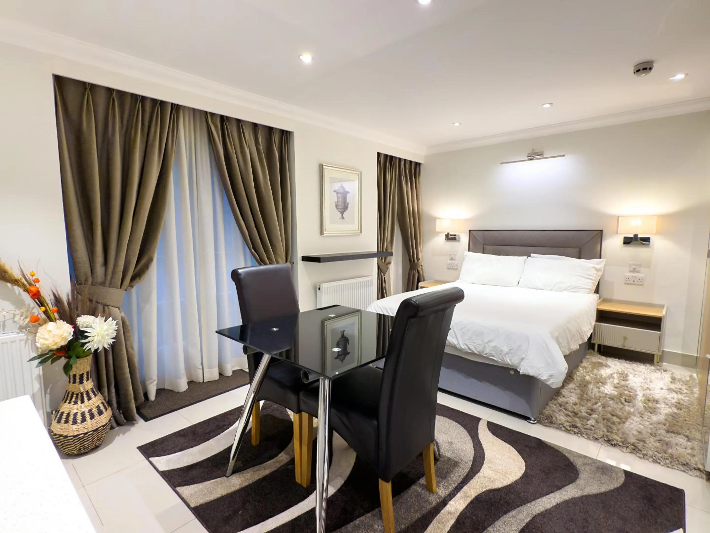 Bedroom, Bed in Marylebone Village Apartments