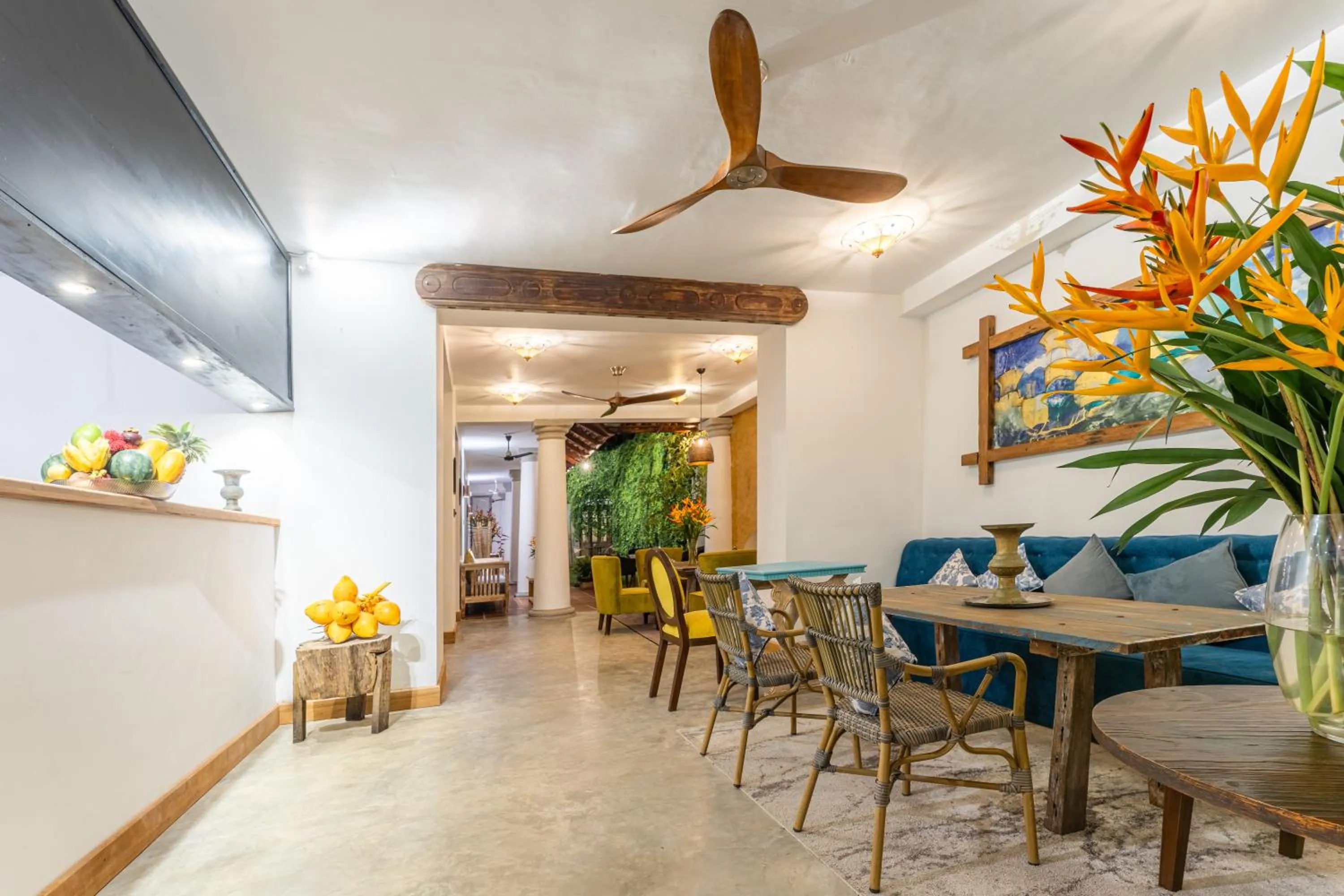 Living room in Parawa House