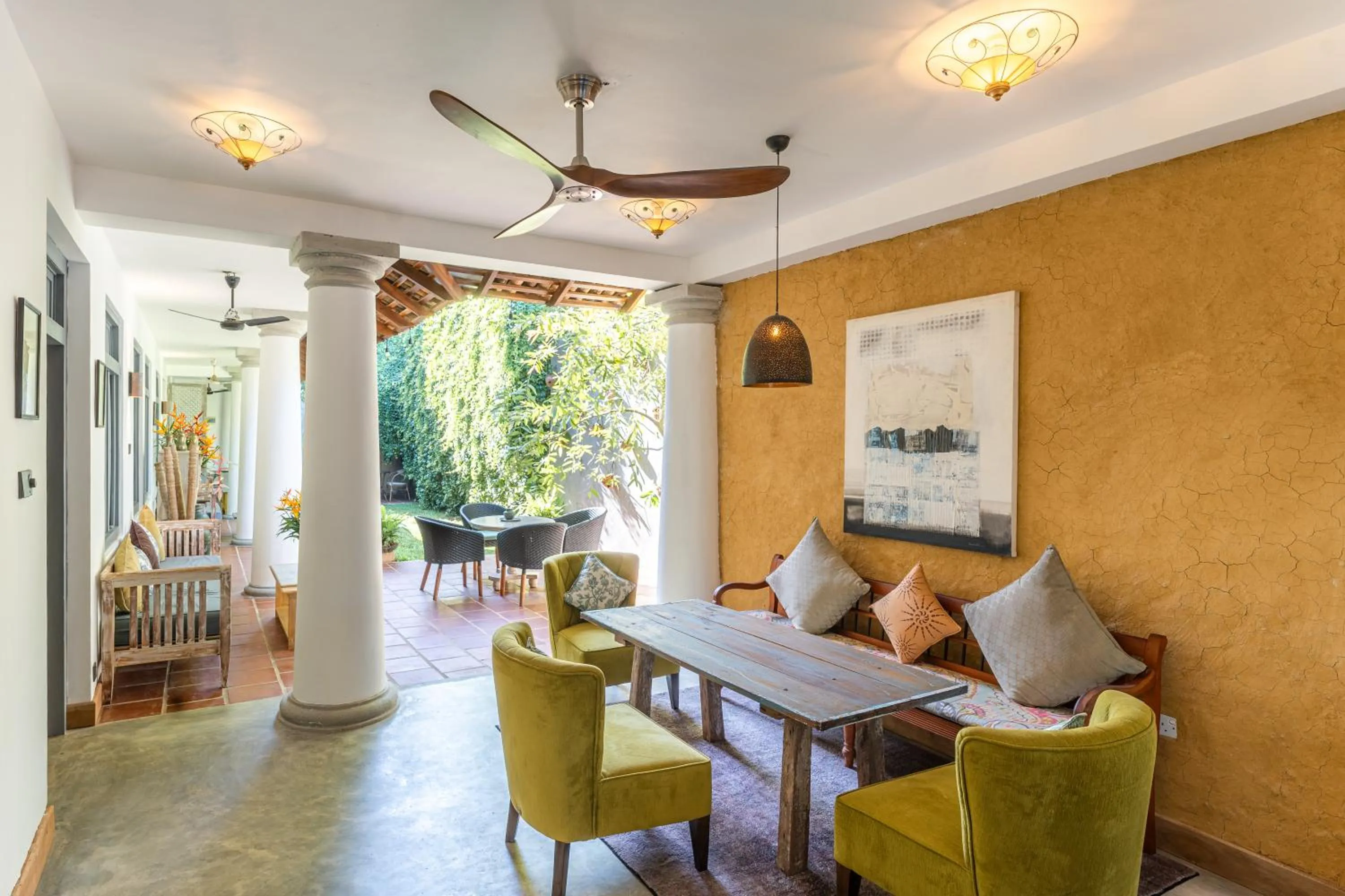 Seating area in Parawa House