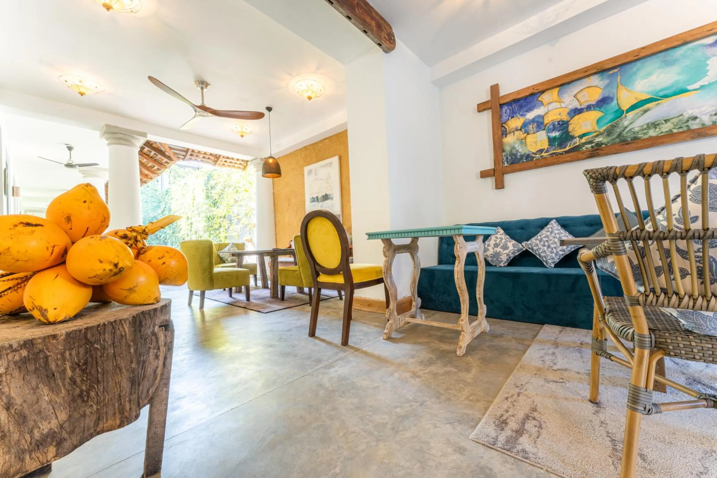 Living room in Parawa House