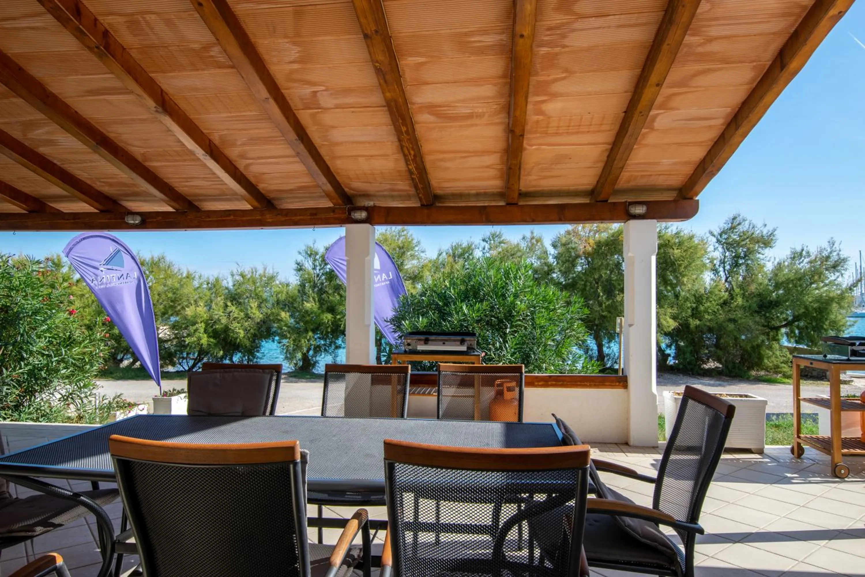 Balcony/Terrace in Apartments Lantina
