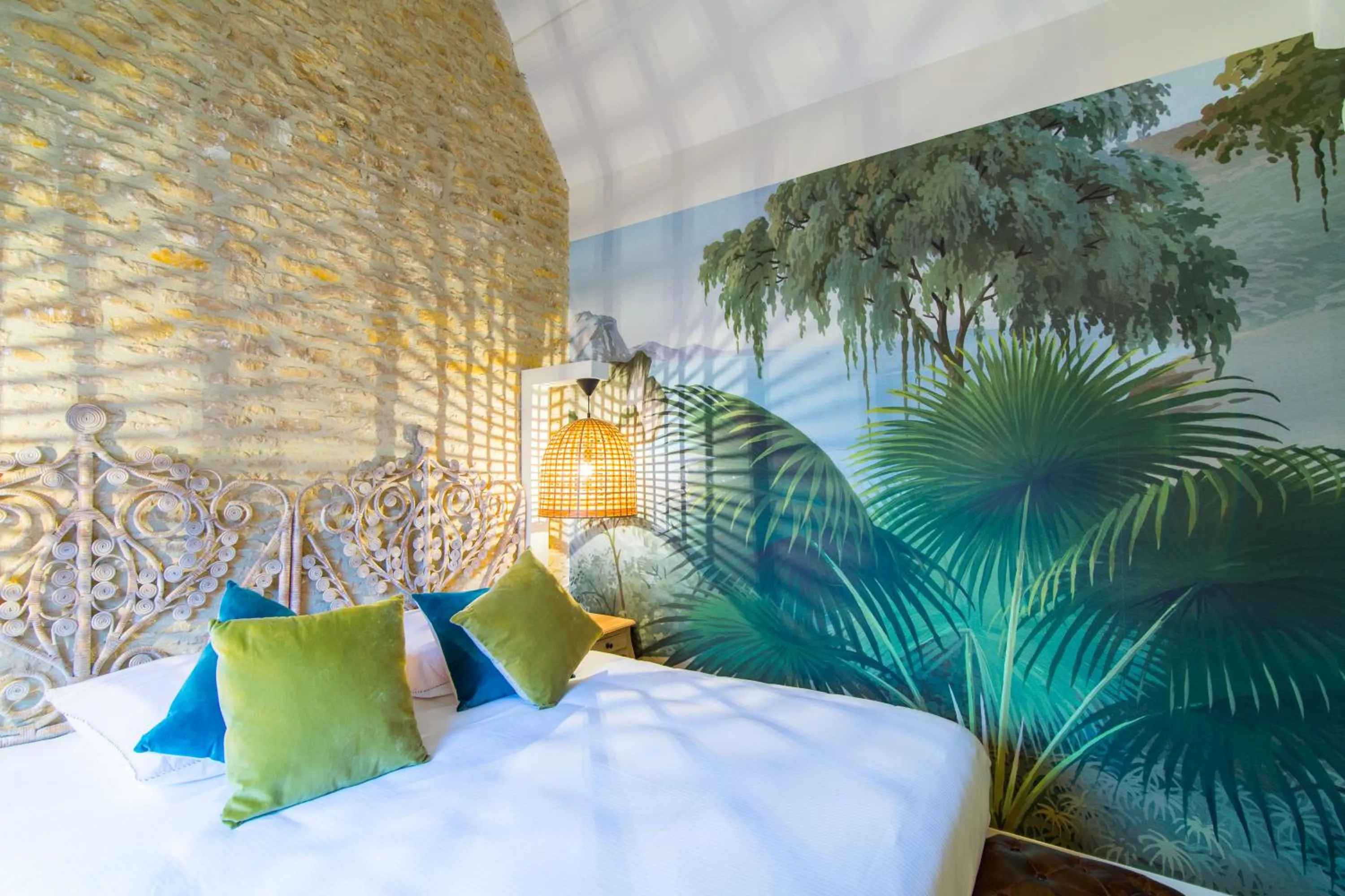 Decorative detail, Bed in Manoir'Hastings