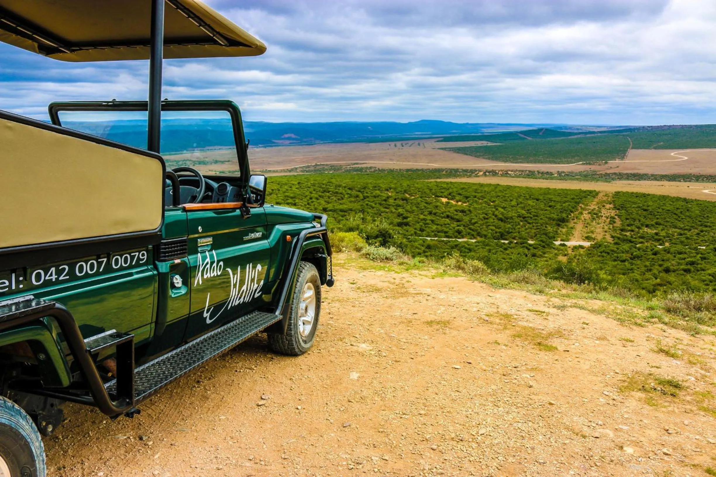 Natural landscape in Addo Wildlife