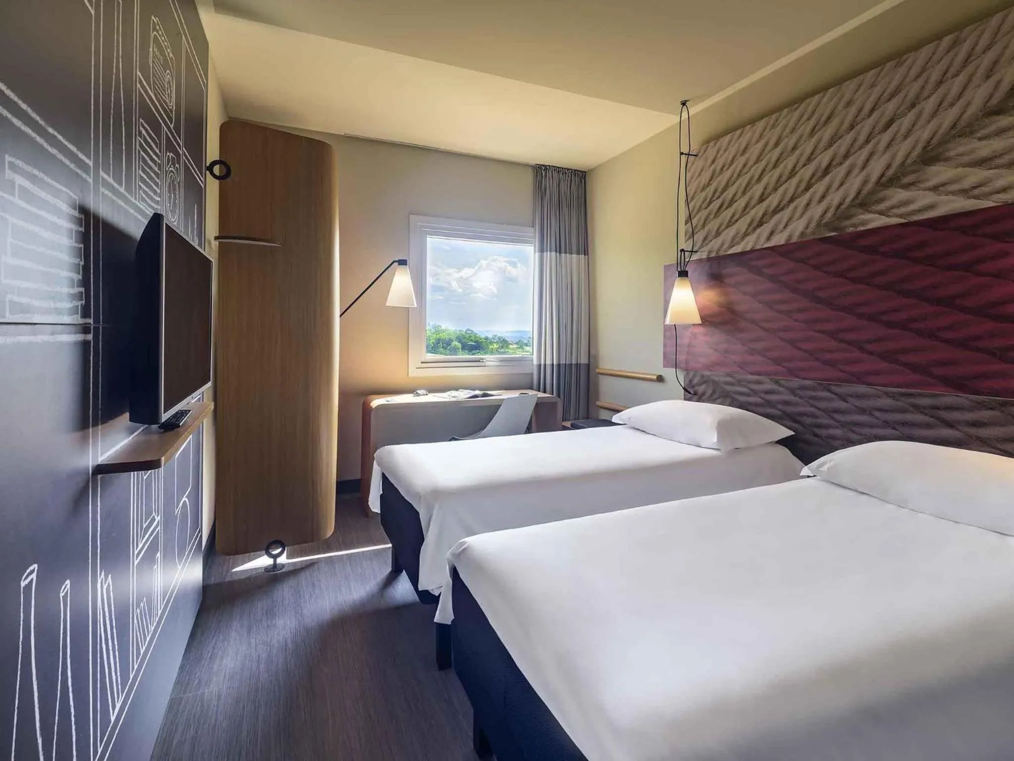 Bedroom, Bed in ibis Guaiba