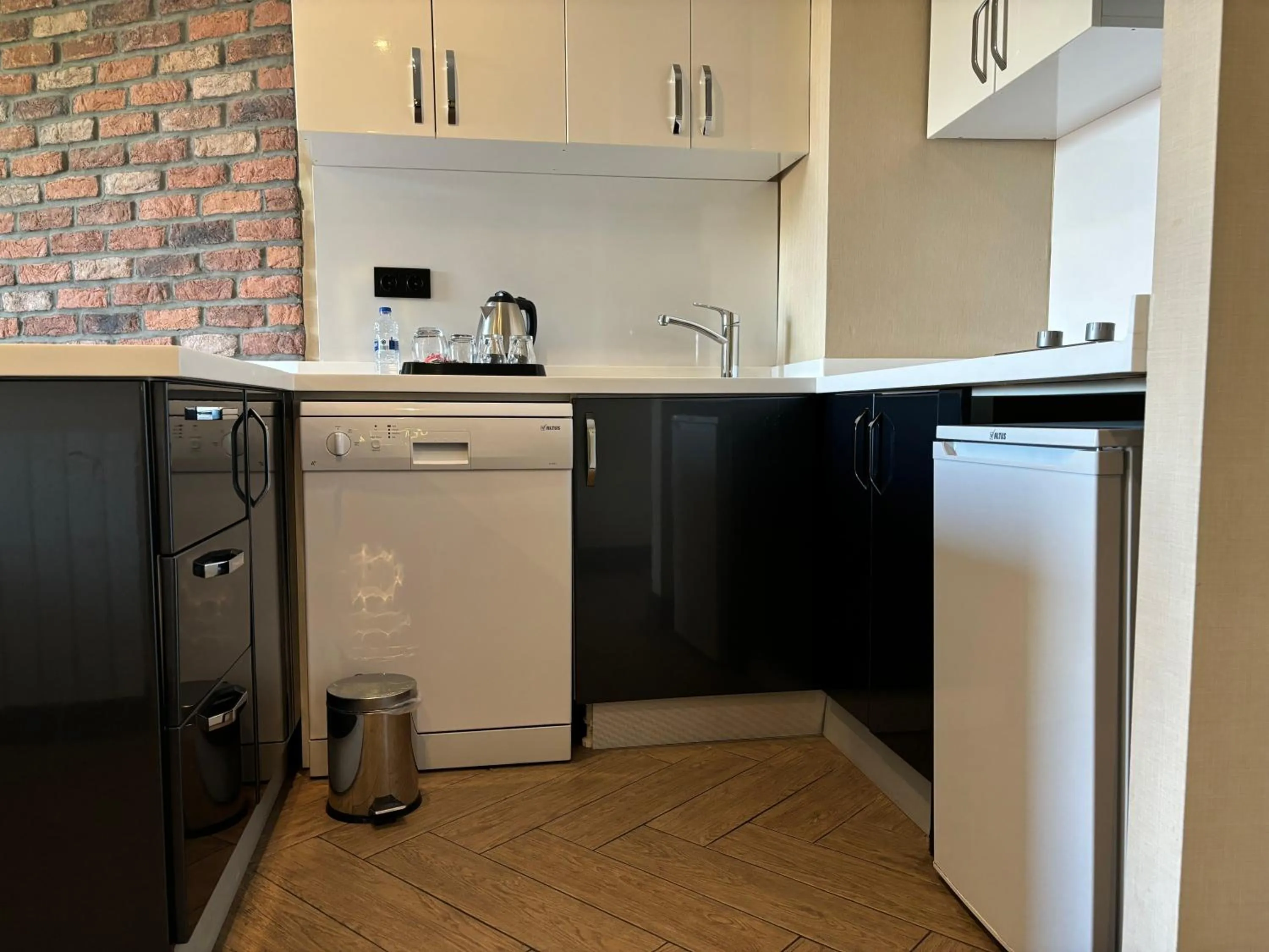 Kitchen or kitchenette in Aldino Residence