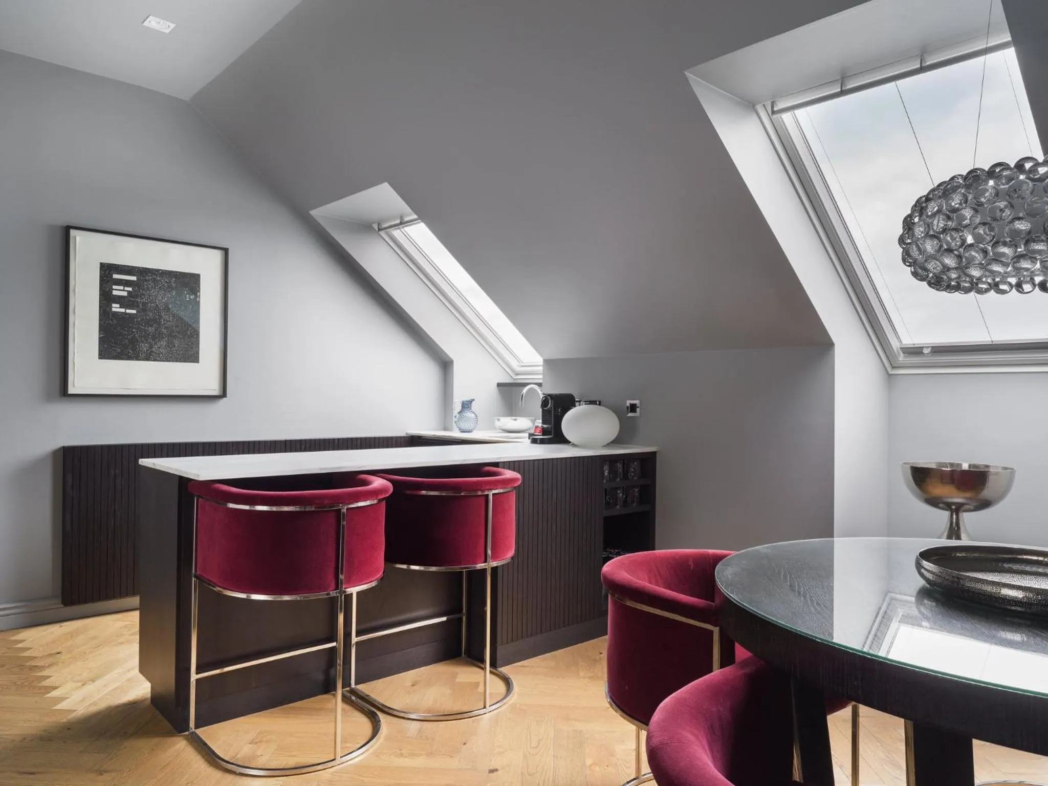 Kitchen or kitchenette in Sand Hotel by Keahotels