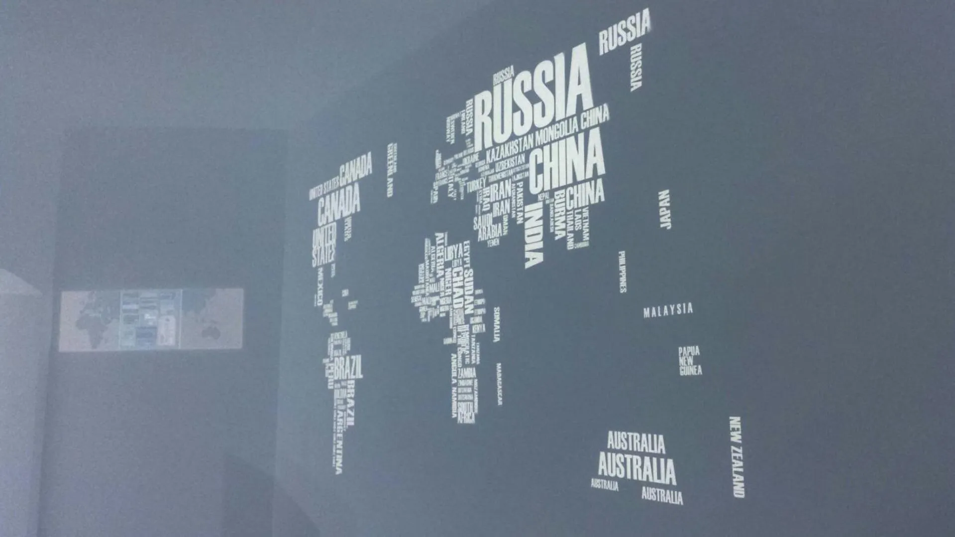 Text overlay in Alessi Suites & Studio