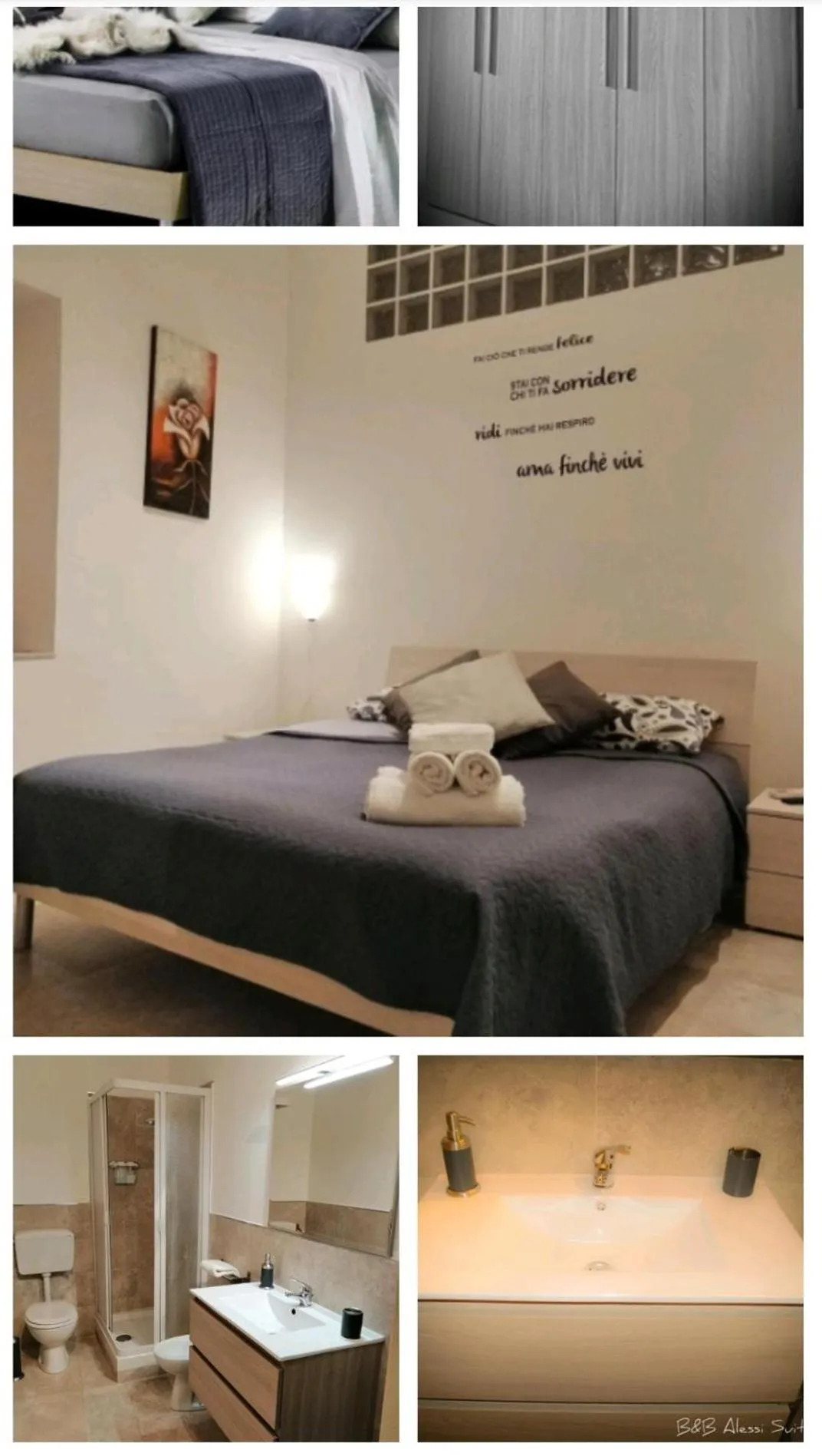 Bathroom, Bed in Alessi Suites & Studio