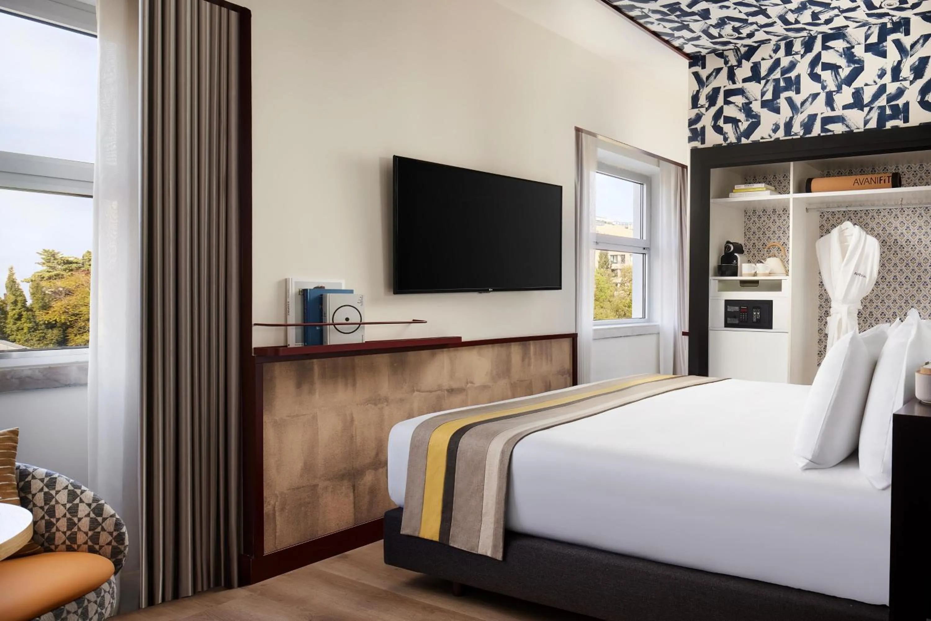 Bedroom, Bed in Avani Avenida Liberdade Lisbon Hotel