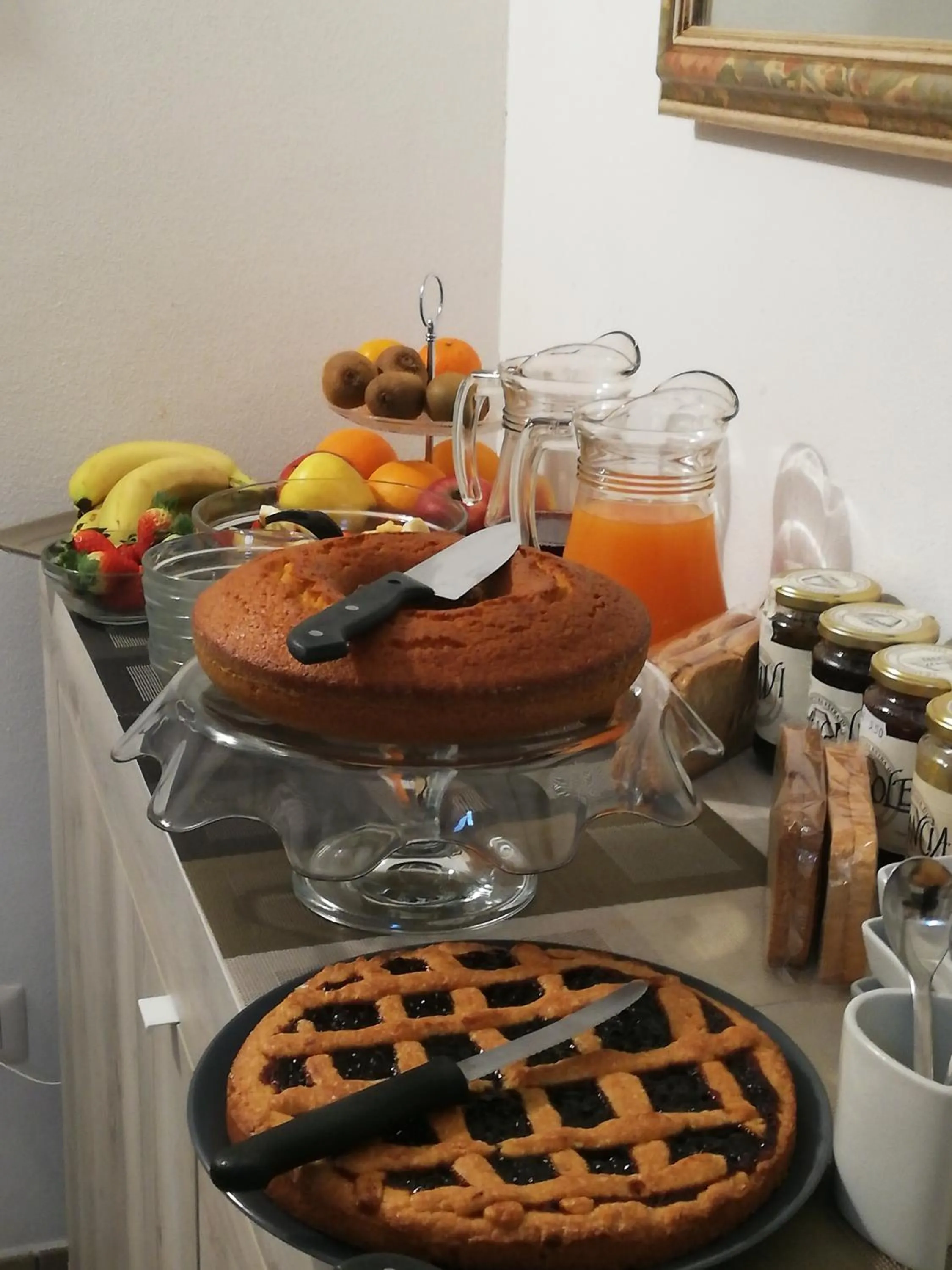 Buffet breakfast in B & B Eliana