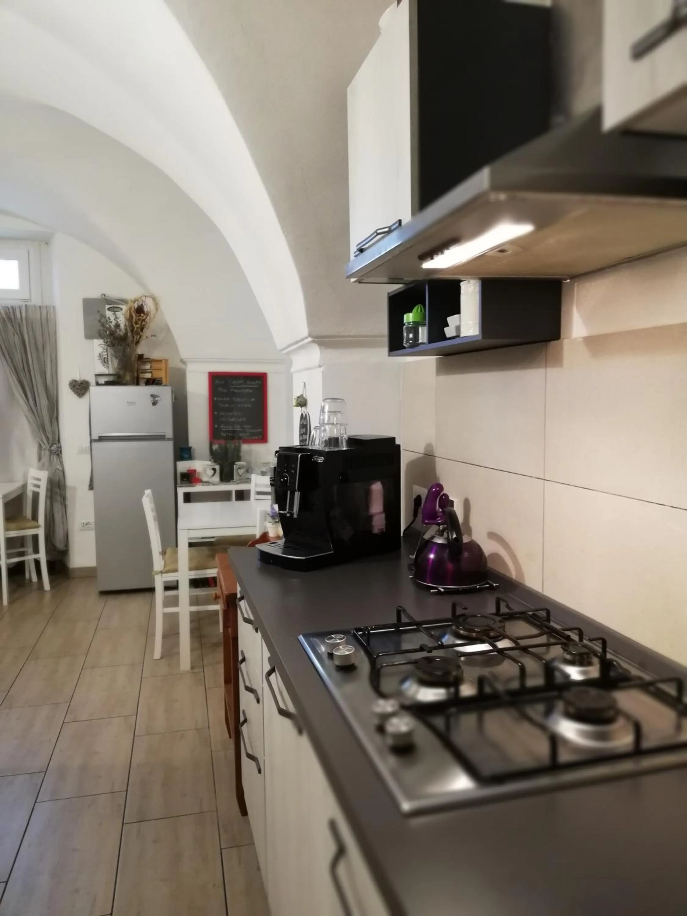 Communal kitchen in B & B Eliana