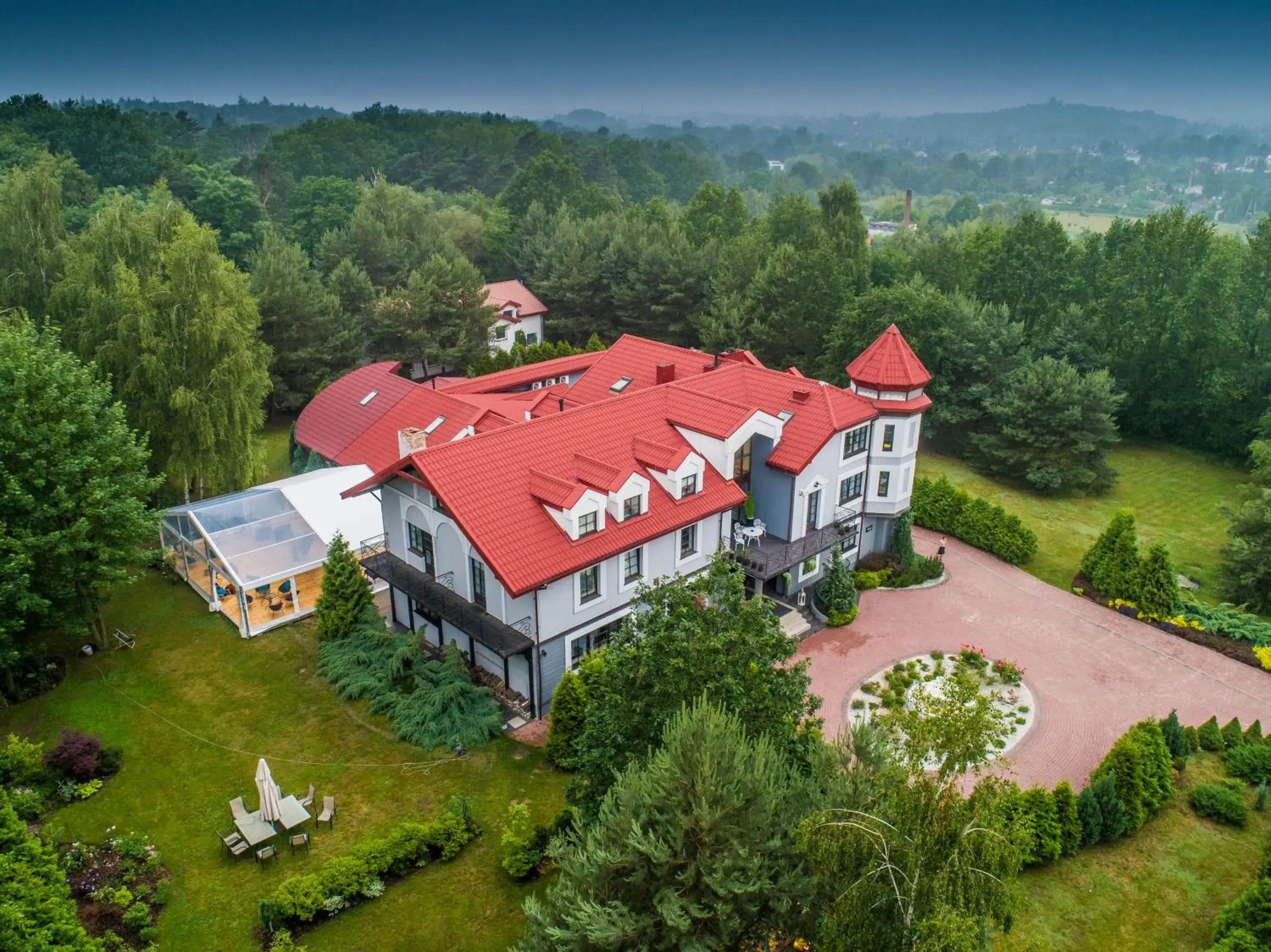 Property building, Bird's-eye View in Rezydencja na Wzgórzu