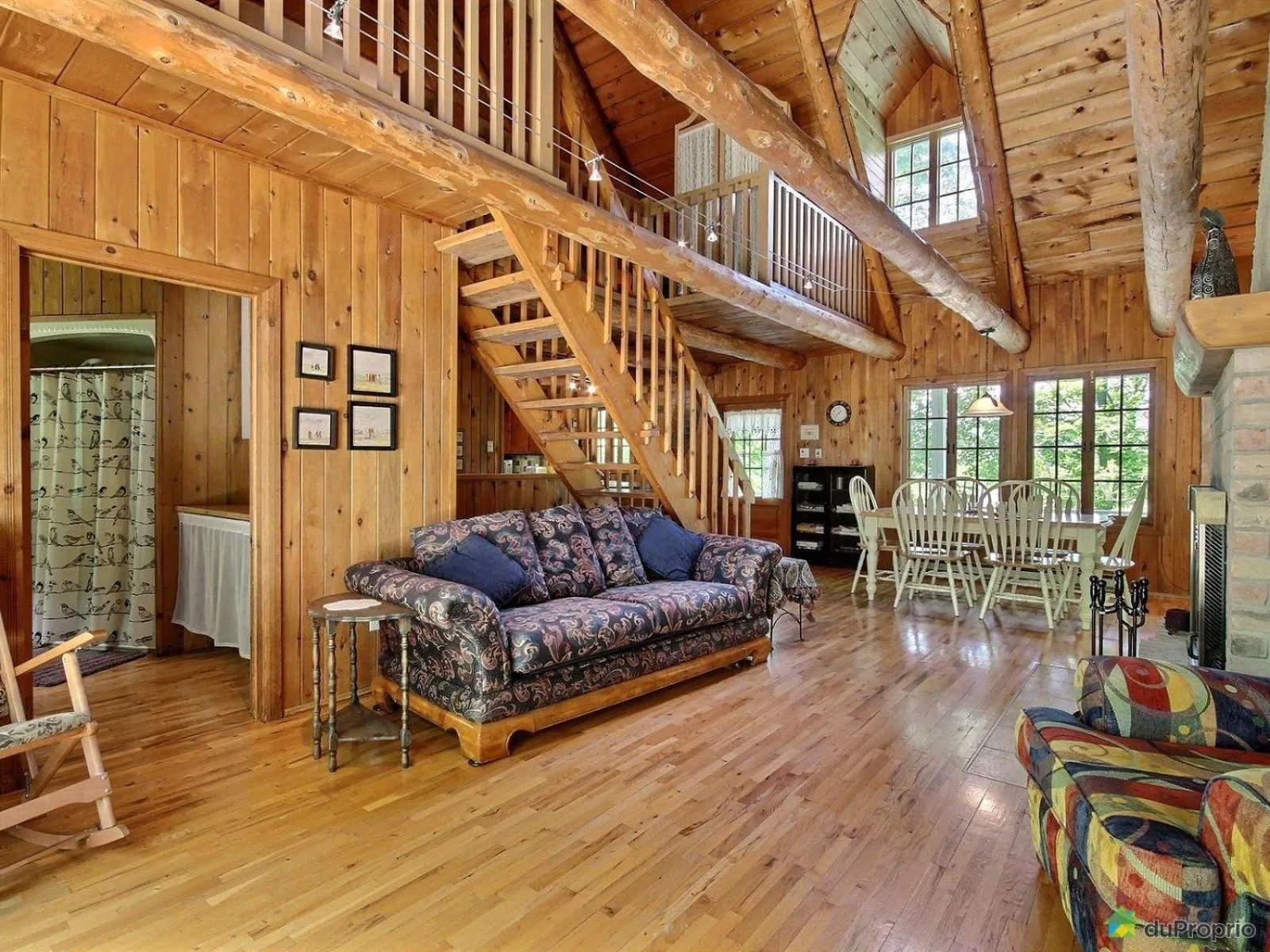 Living room in Aux Retrouvailles spa à l'année