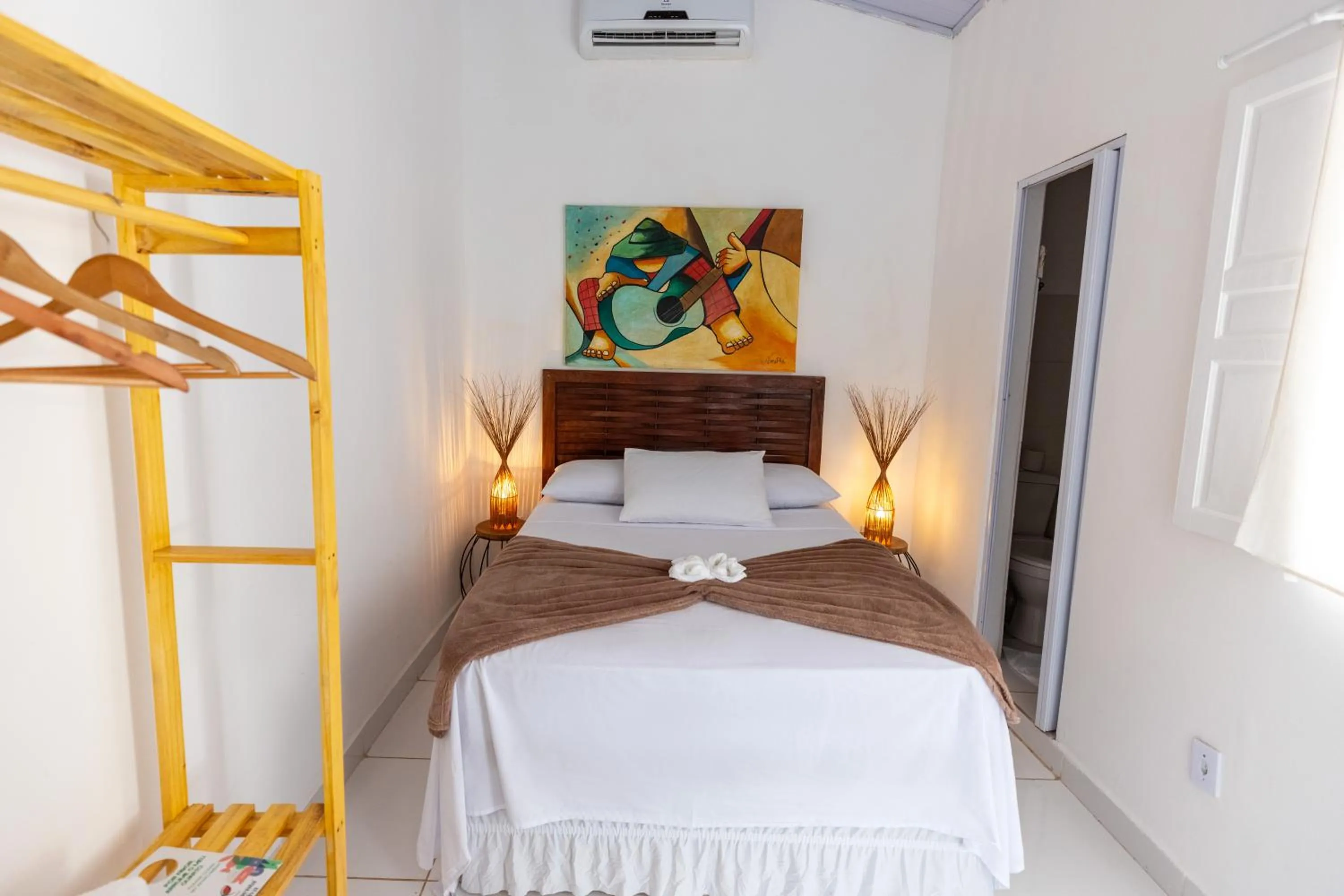 Bed in Pousada Pimenta Nativa