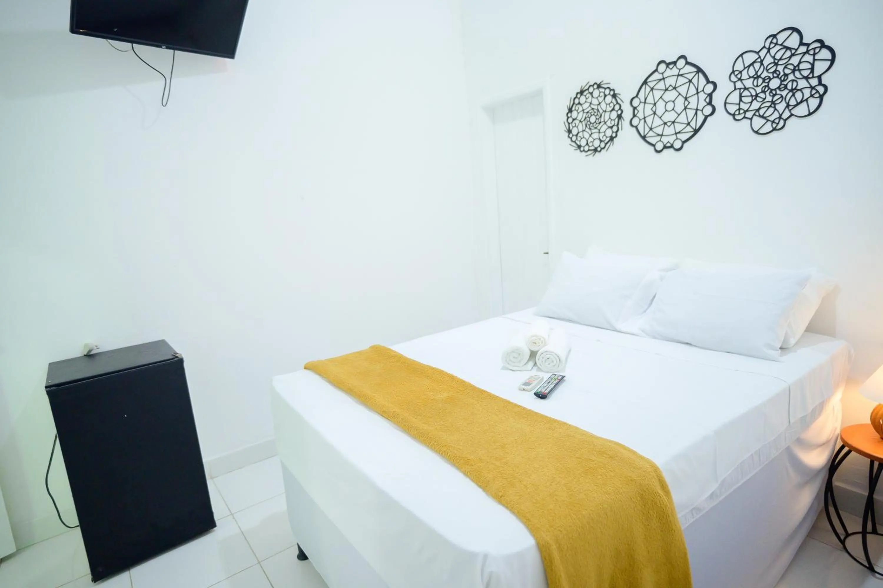 Bed in Pousada Pimenta Nativa