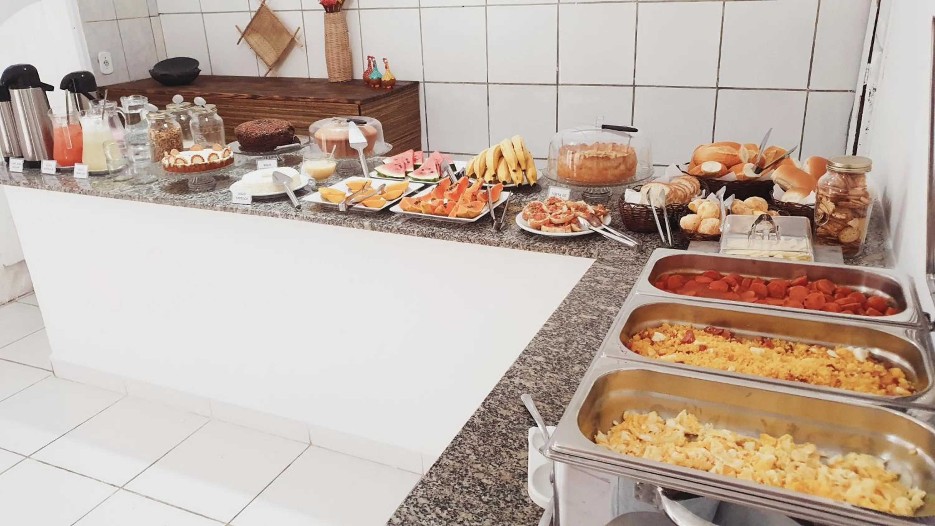 Breakfast in Pousada Pimenta Nativa