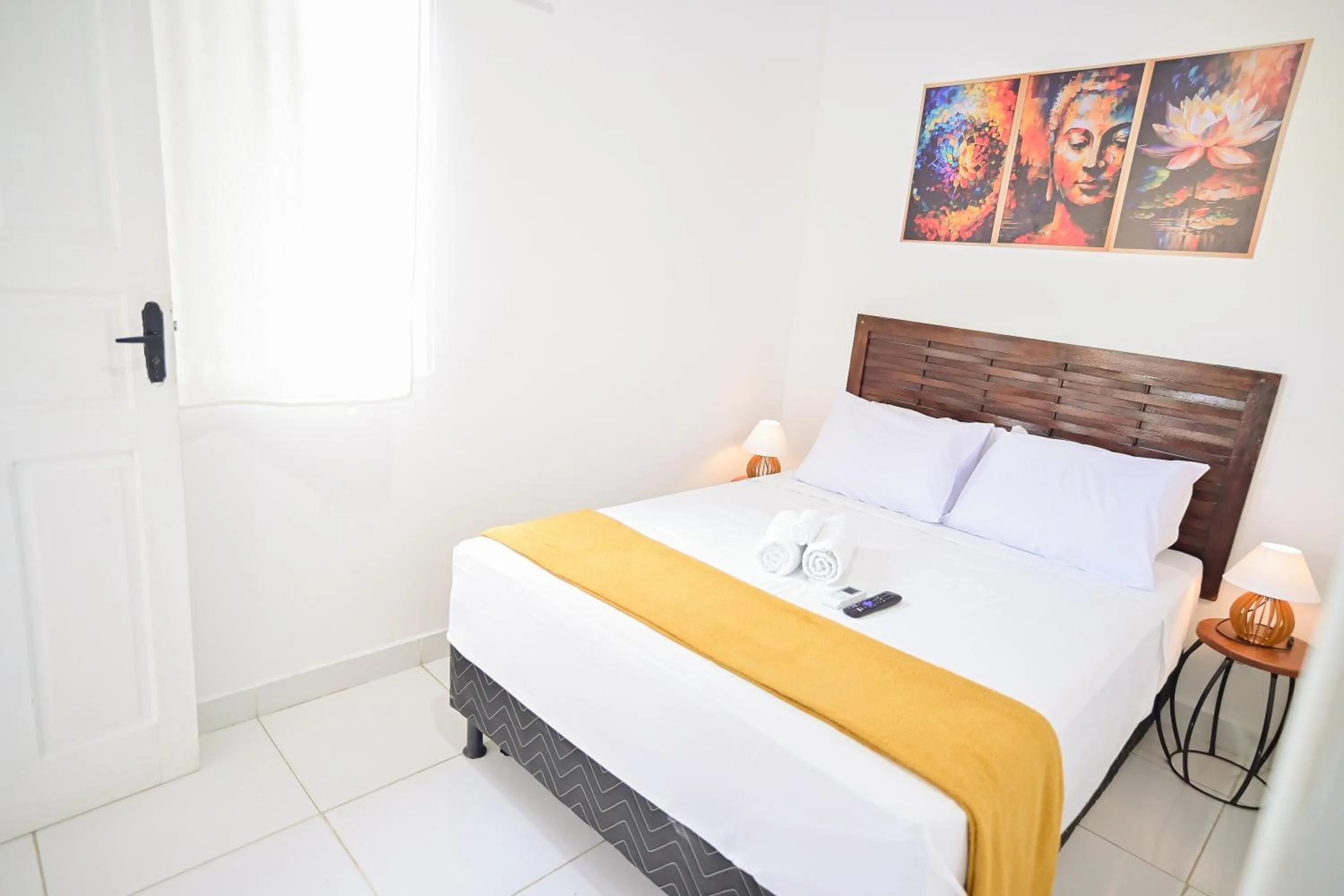 Bed in Pousada Pimenta Nativa