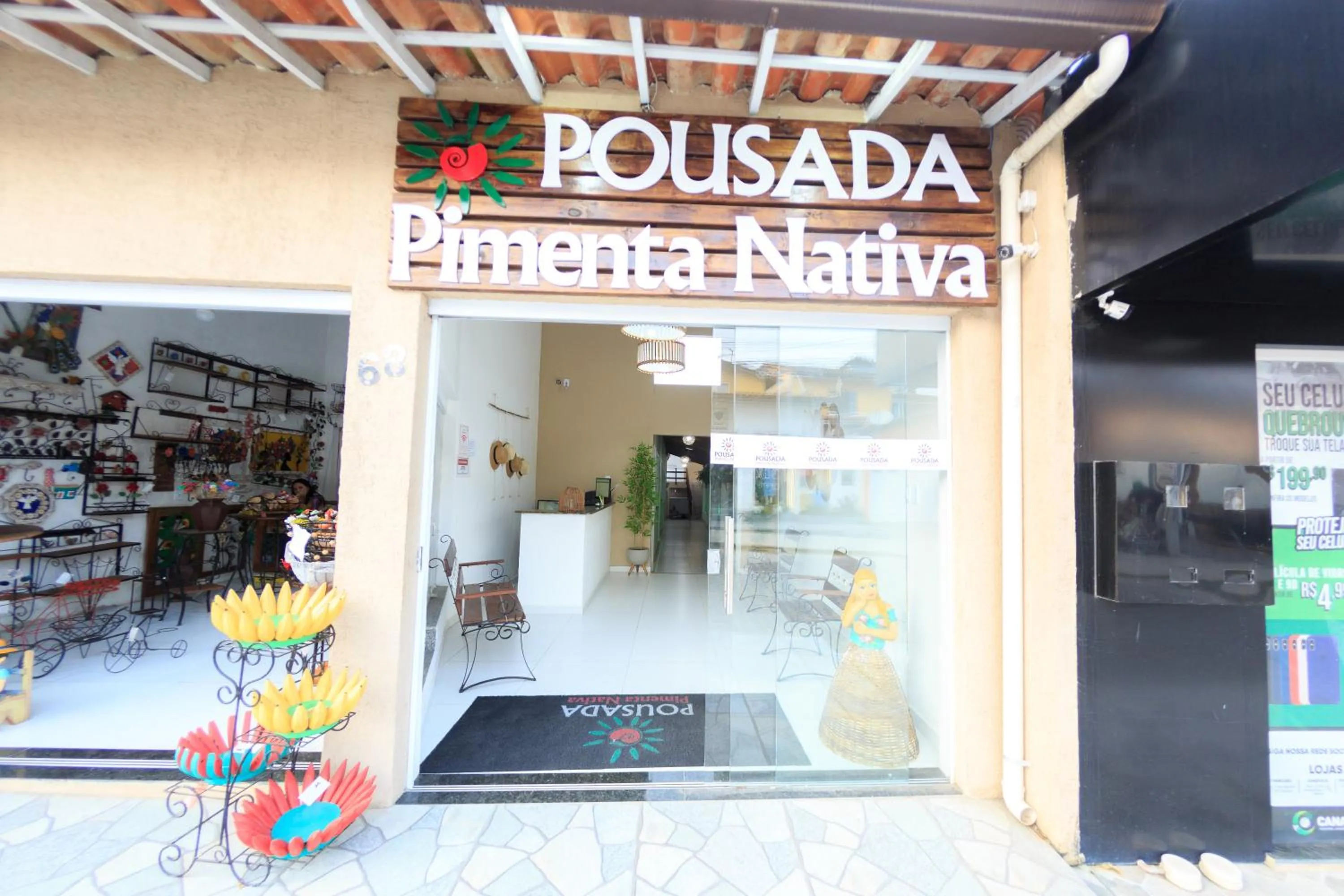 Facade/entrance in Pousada Pimenta Nativa