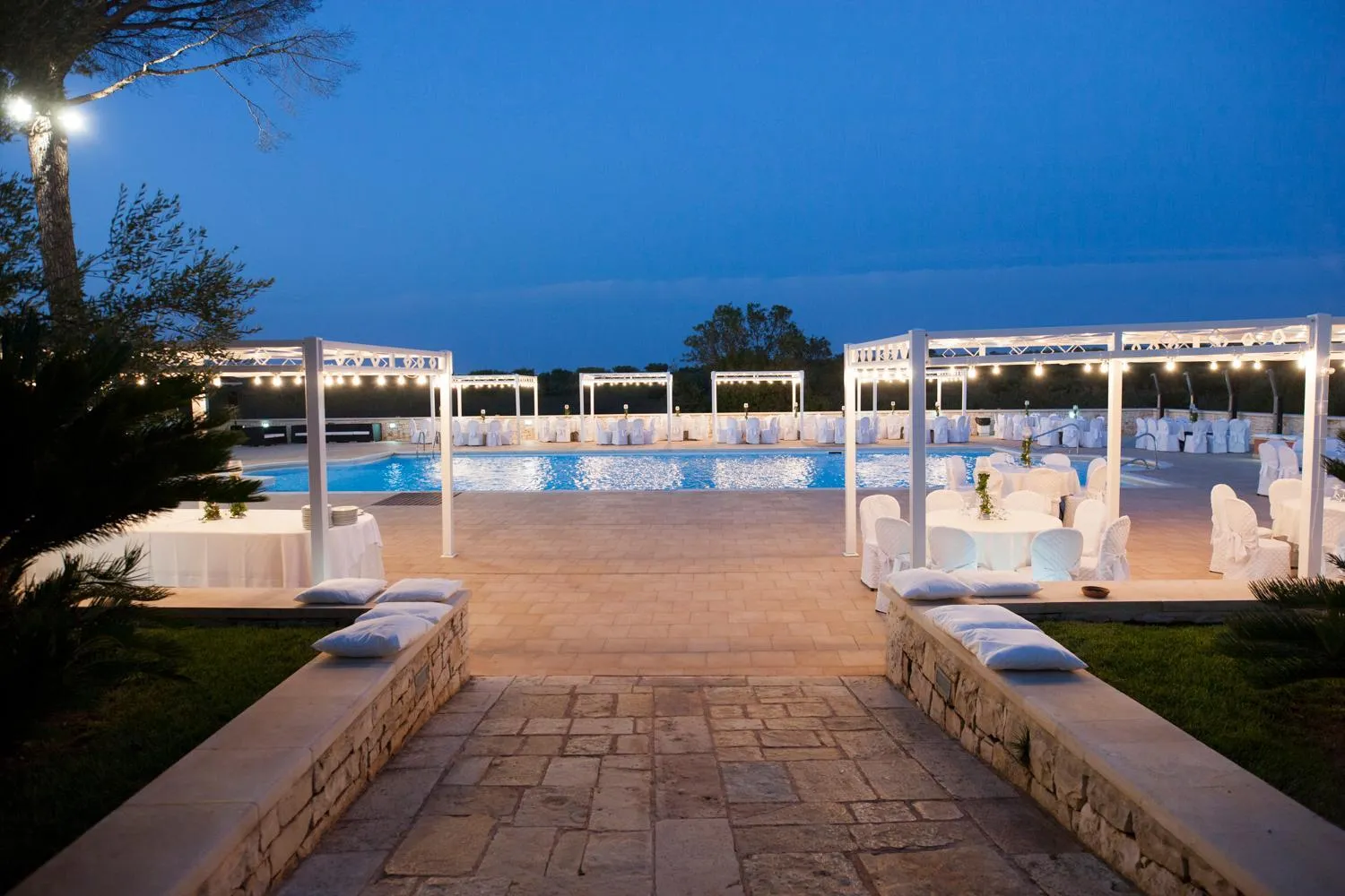 Pool view in Parco dei Manieri