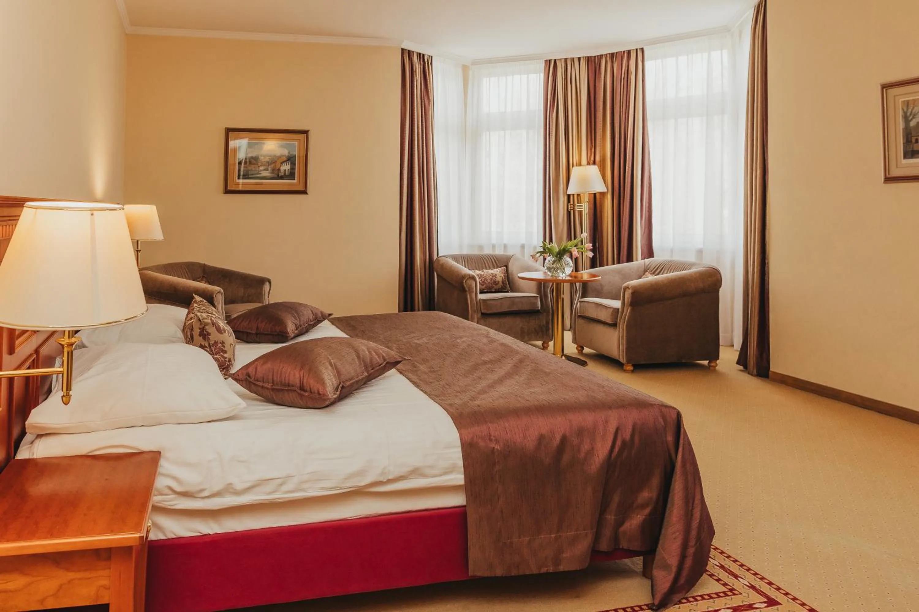 Seating area, Bed in Boutique Hotel Korana Srakovcic