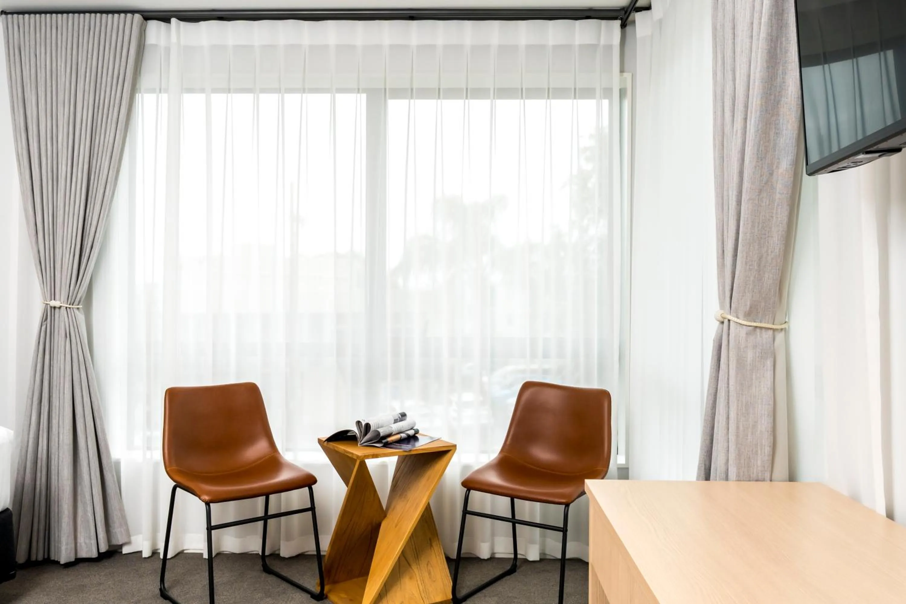 Living room in Takapuna International Motor Lodge