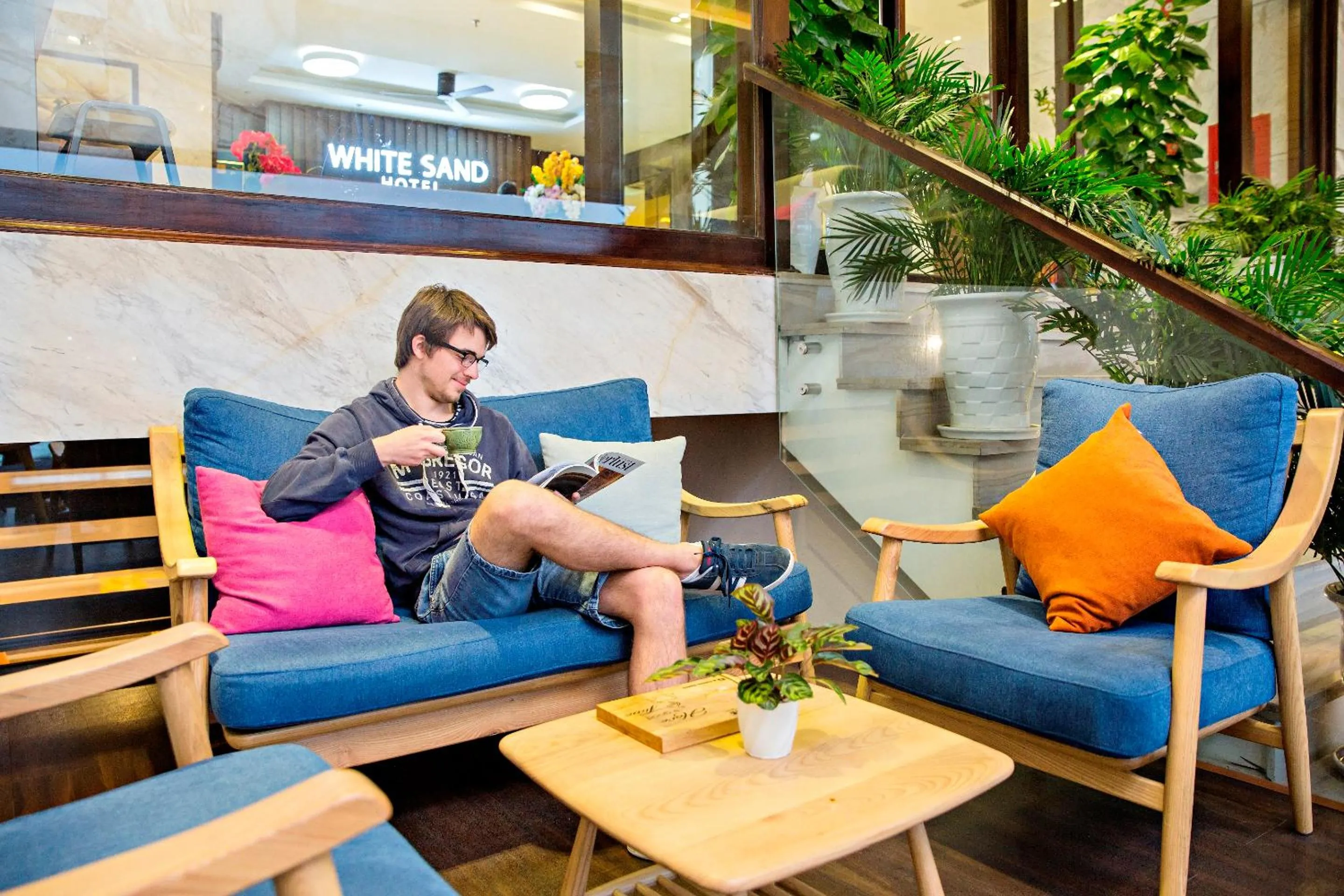 Guests in White Sand Boutique Hotel