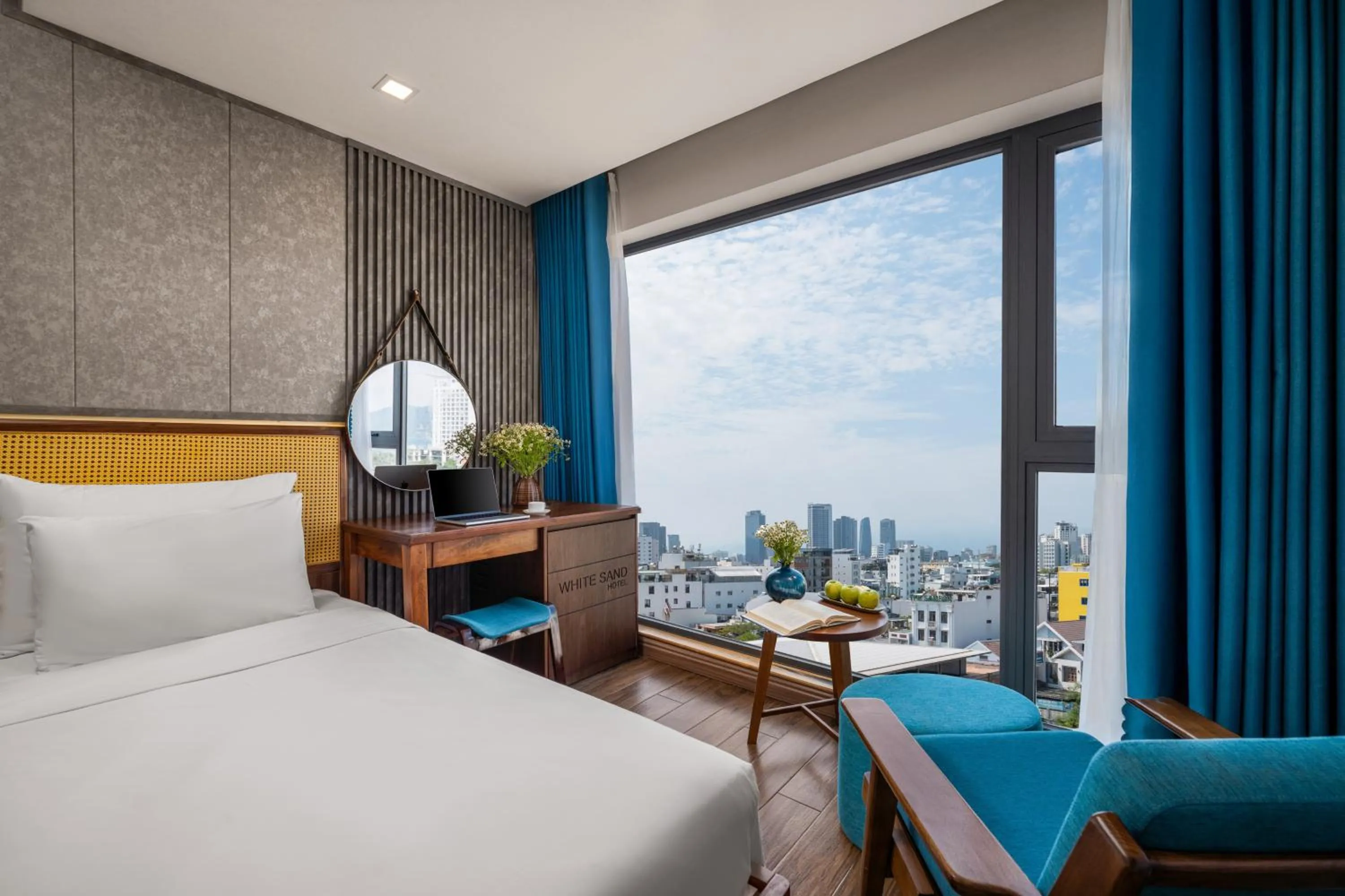 View (from property/room), Bed in White Sand Boutique Hotel