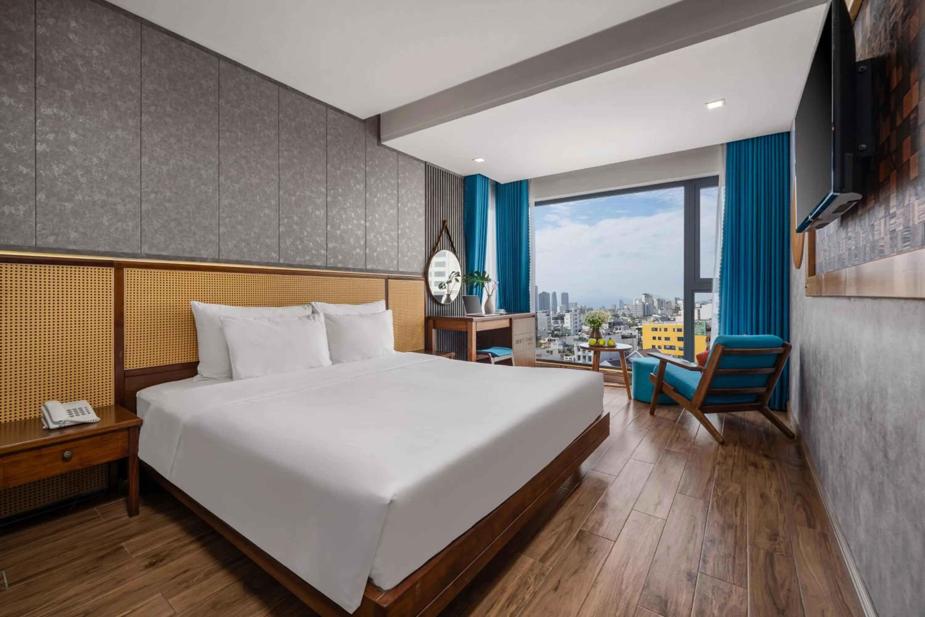 Bed in White Sand Boutique Hotel