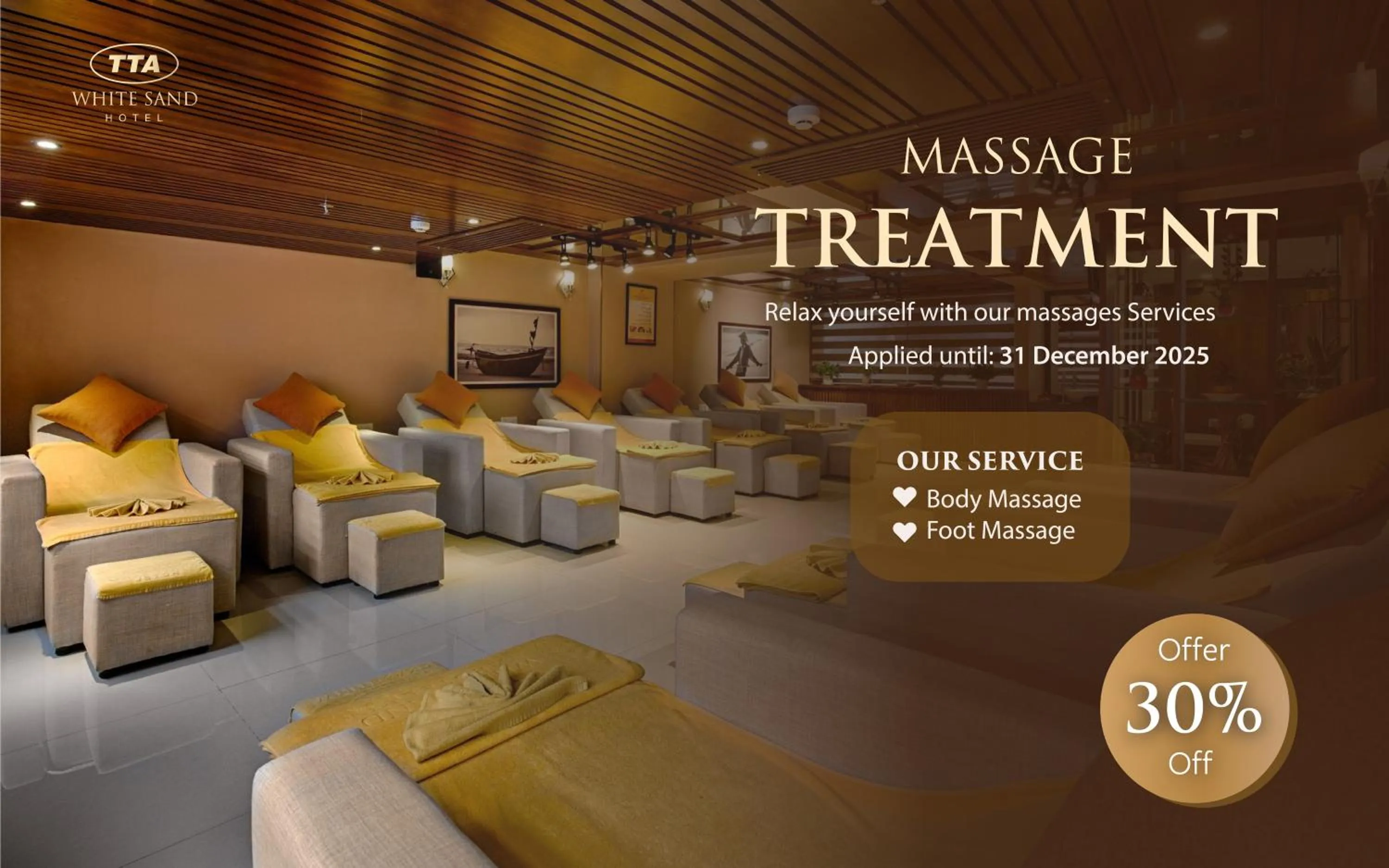 Massage in White Sand Boutique Hotel
