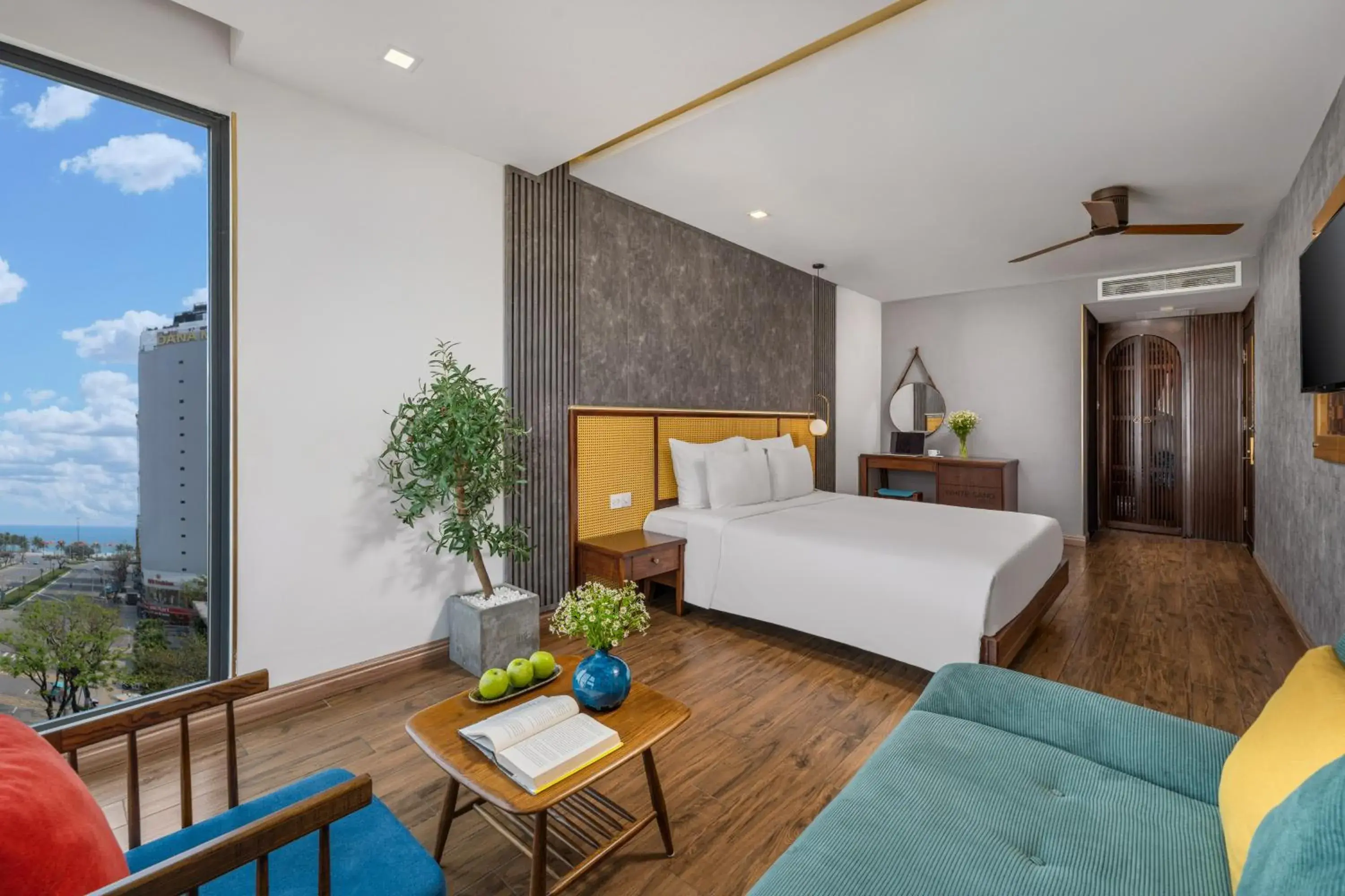 Bedroom, Bed in White Sand Boutique Hotel Bedroom, Bed in White Sand Boutique Hotel