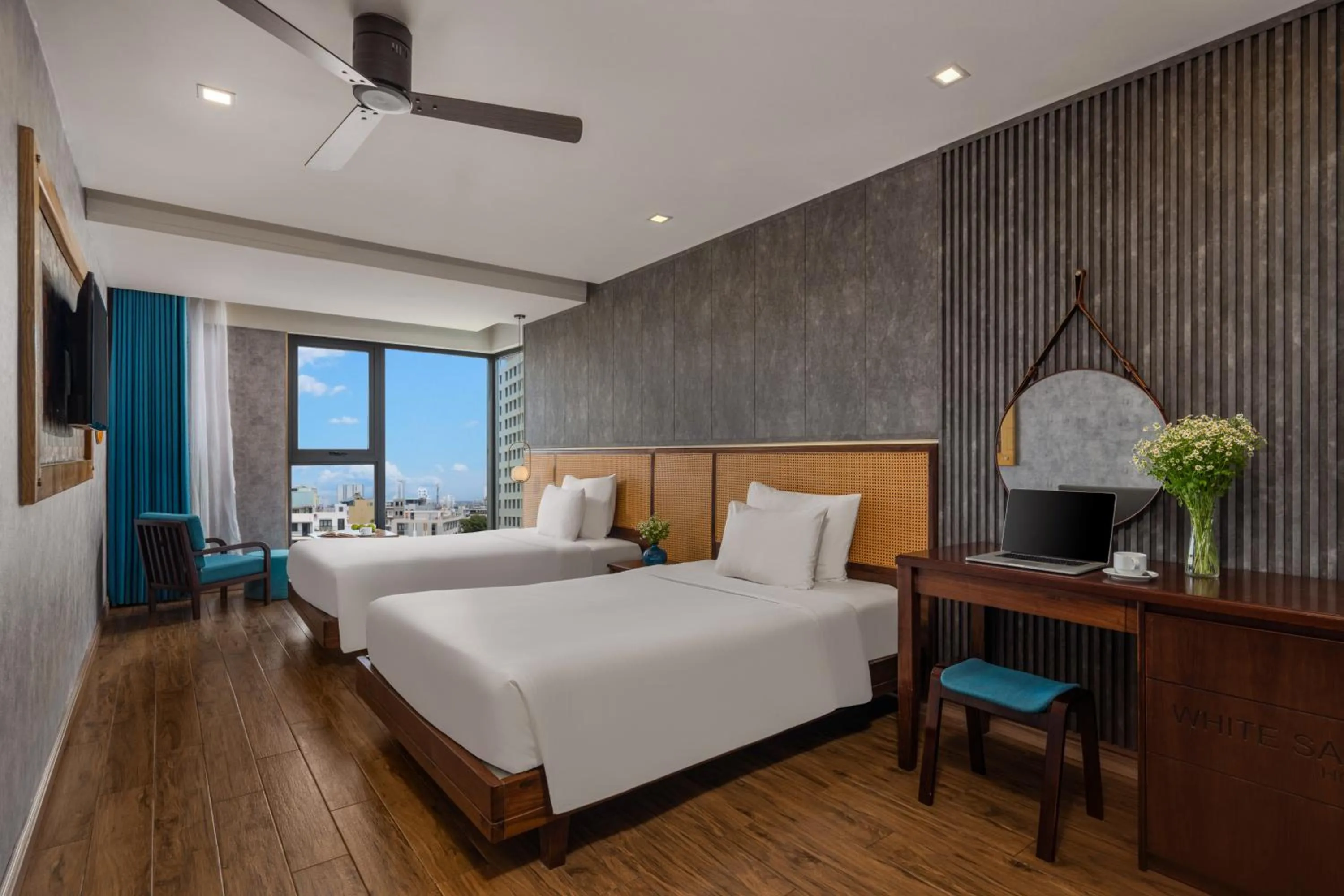 Bed in White Sand Boutique Hotel