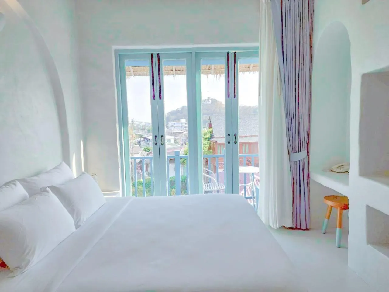 Bedroom, Bed in Resort de Paskani