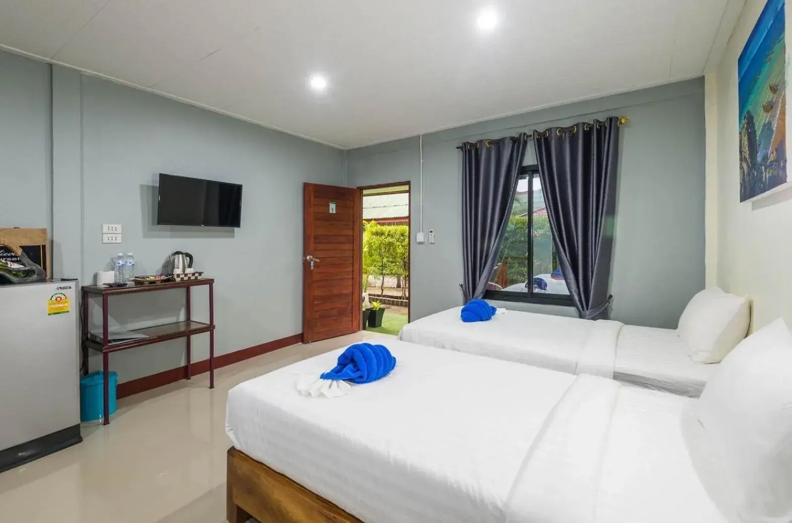 Bed in Klongdao Sunset Villa Bed in Klongdao Sunset Villa