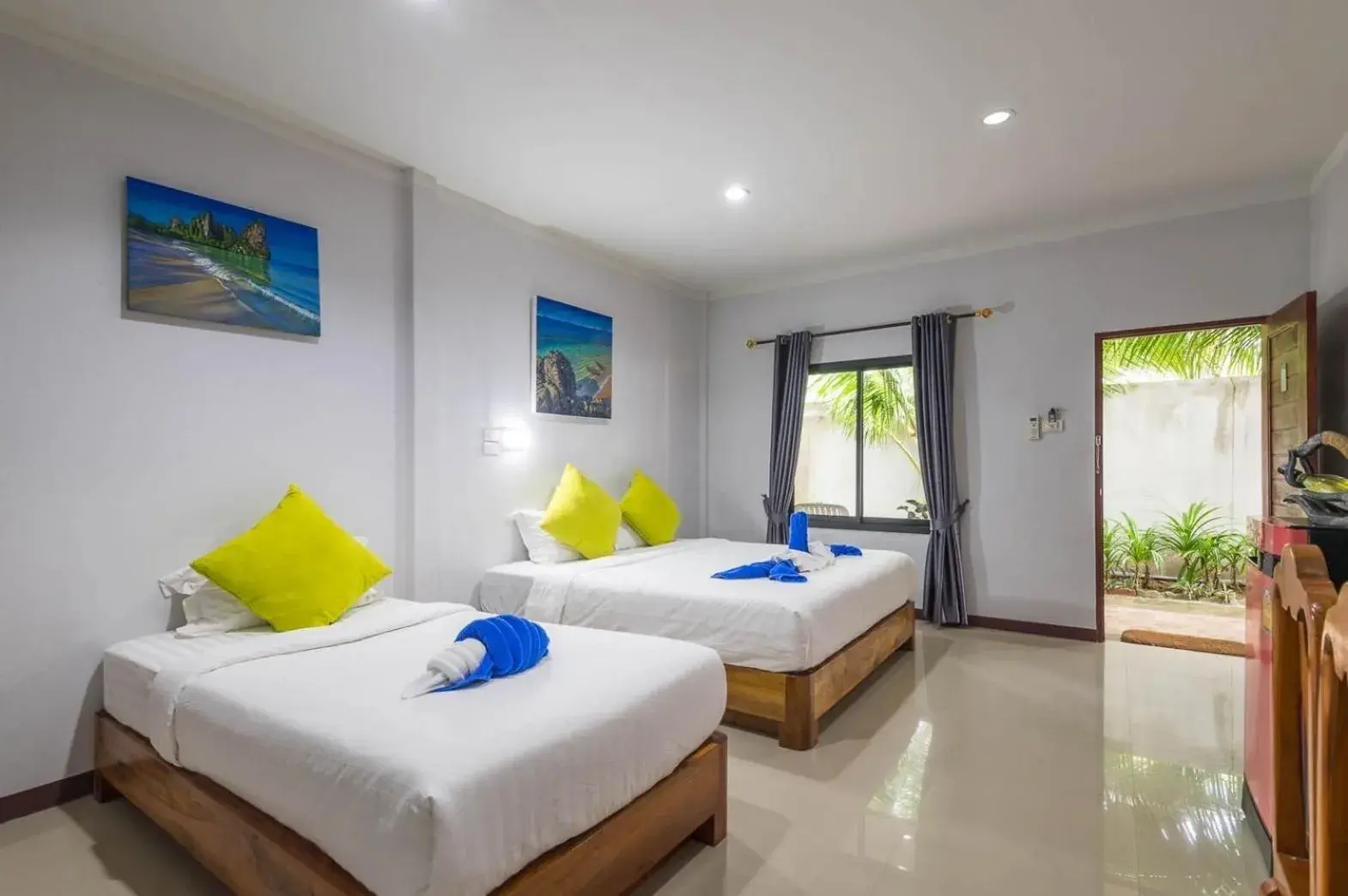 Bed in Klongdao Sunset Villa Bed in Klongdao Sunset Villa