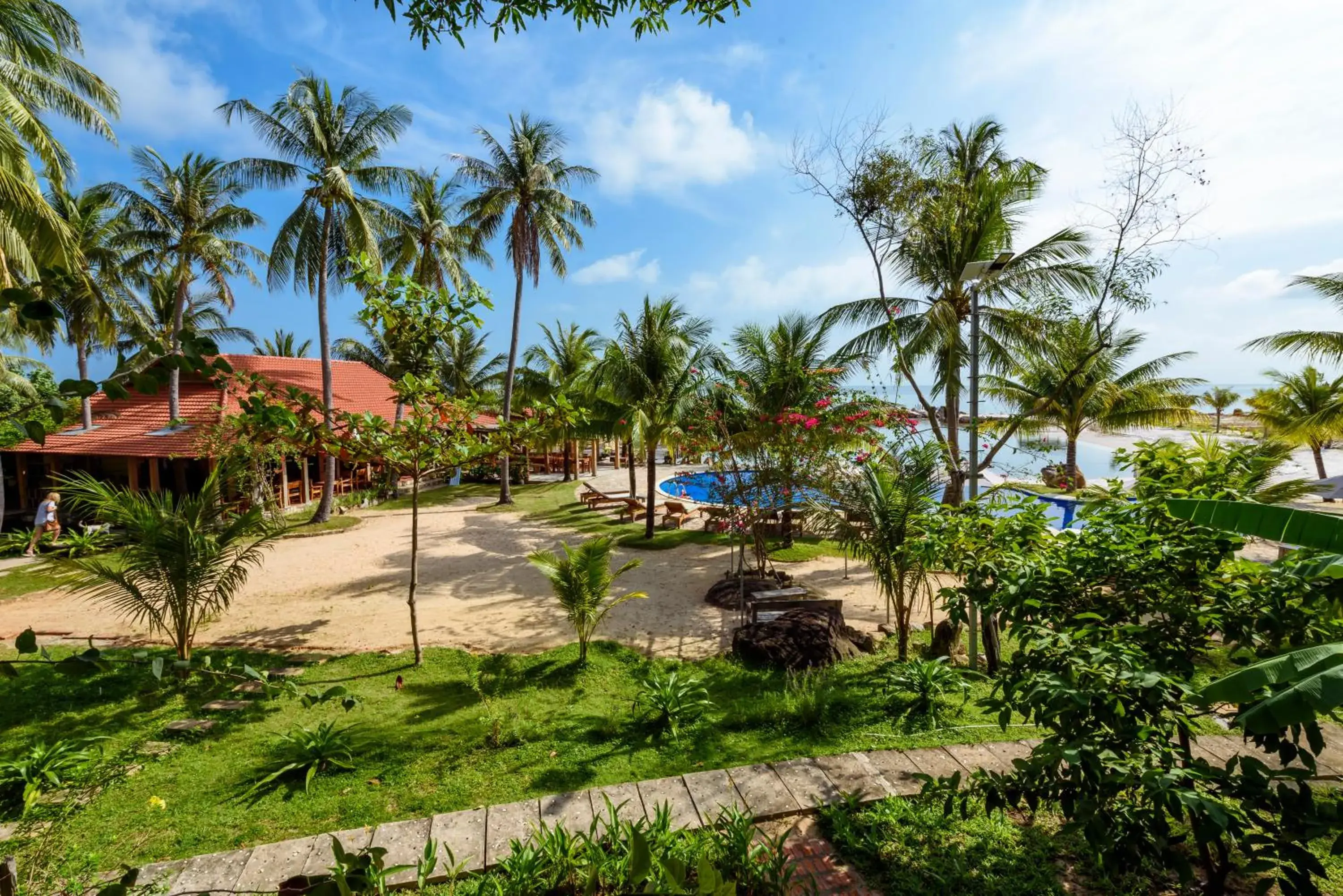 Bird's eye view in Mango Beach Resort Bird's eye view in Mango Beach Resort