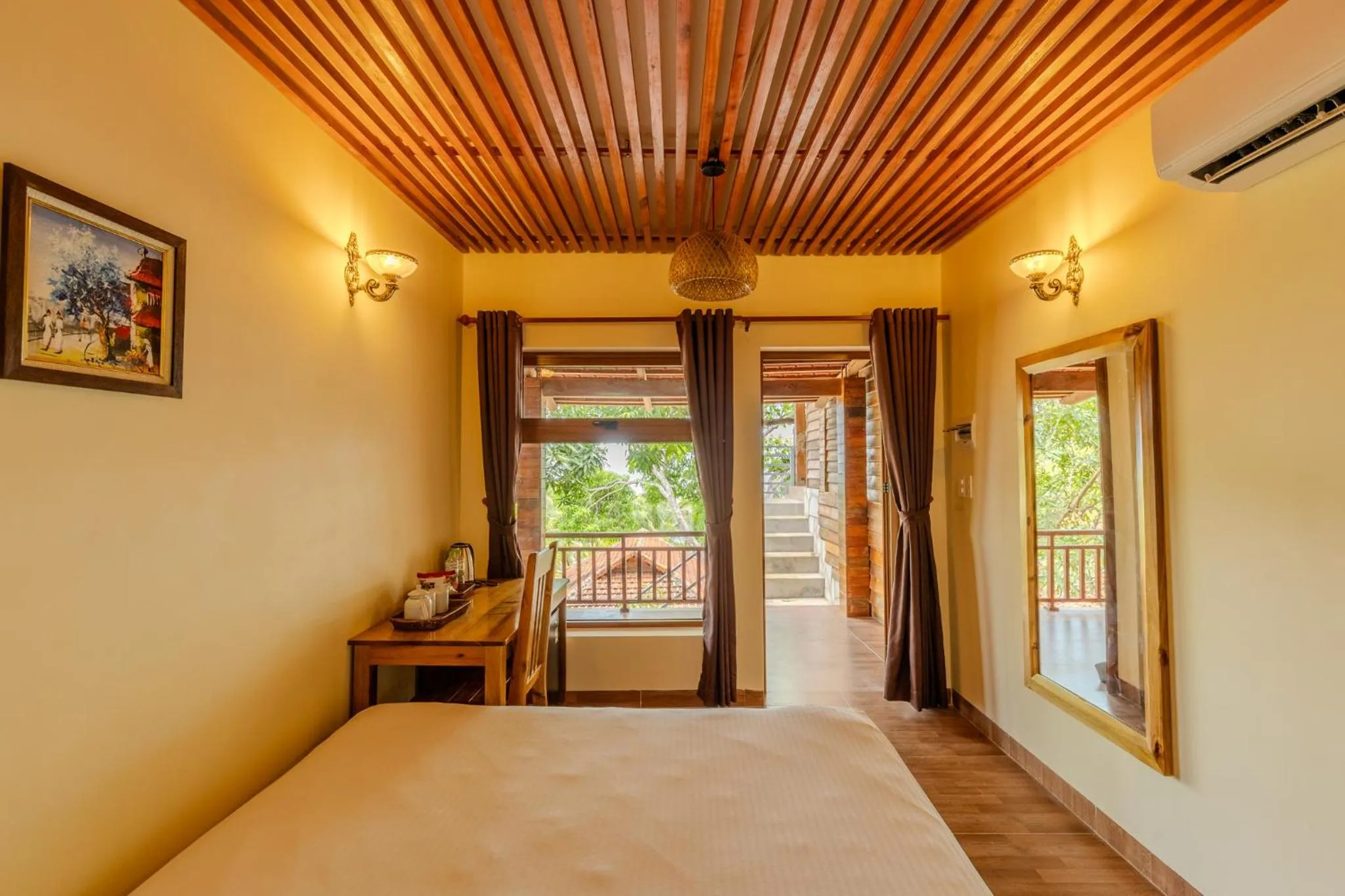 Bed in Mango Beach Resort