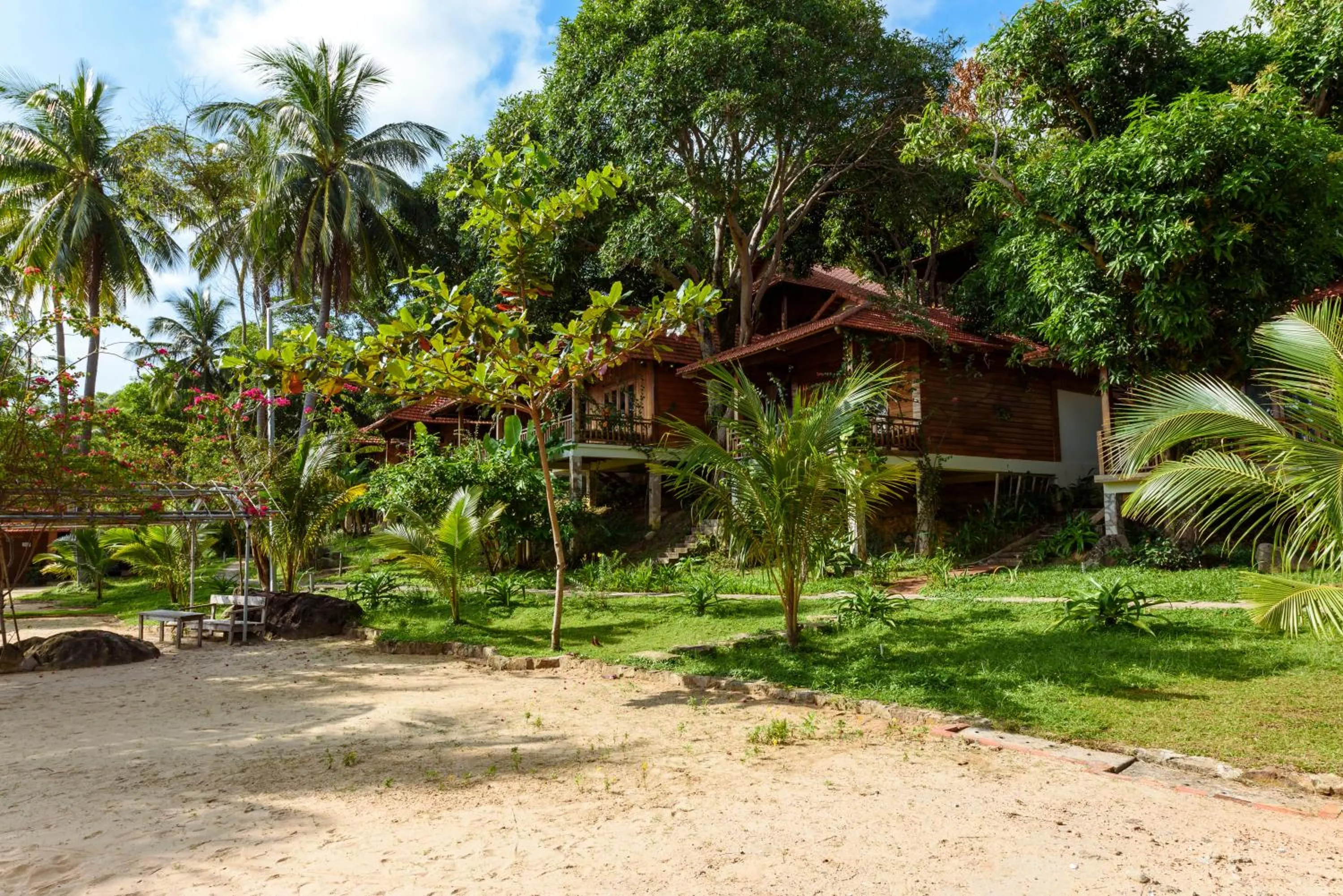 Garden in Mango Beach Resort
