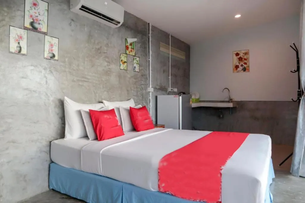 Bed in Chom Dao Resort