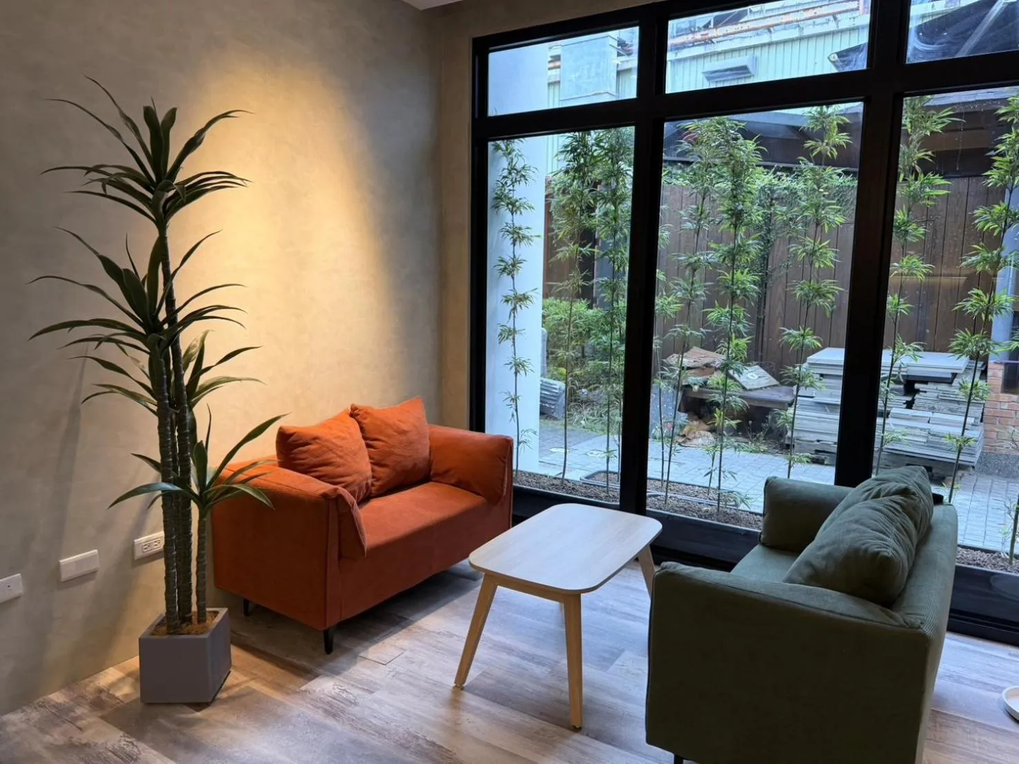 Seating area in Hangkhau Hotel
