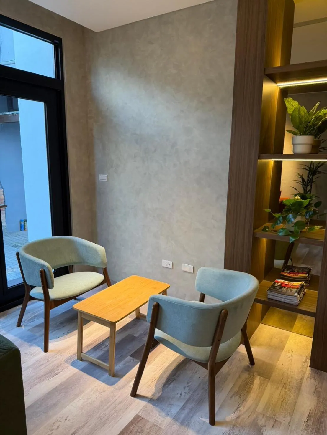 Seating area in Hangkhau Hotel