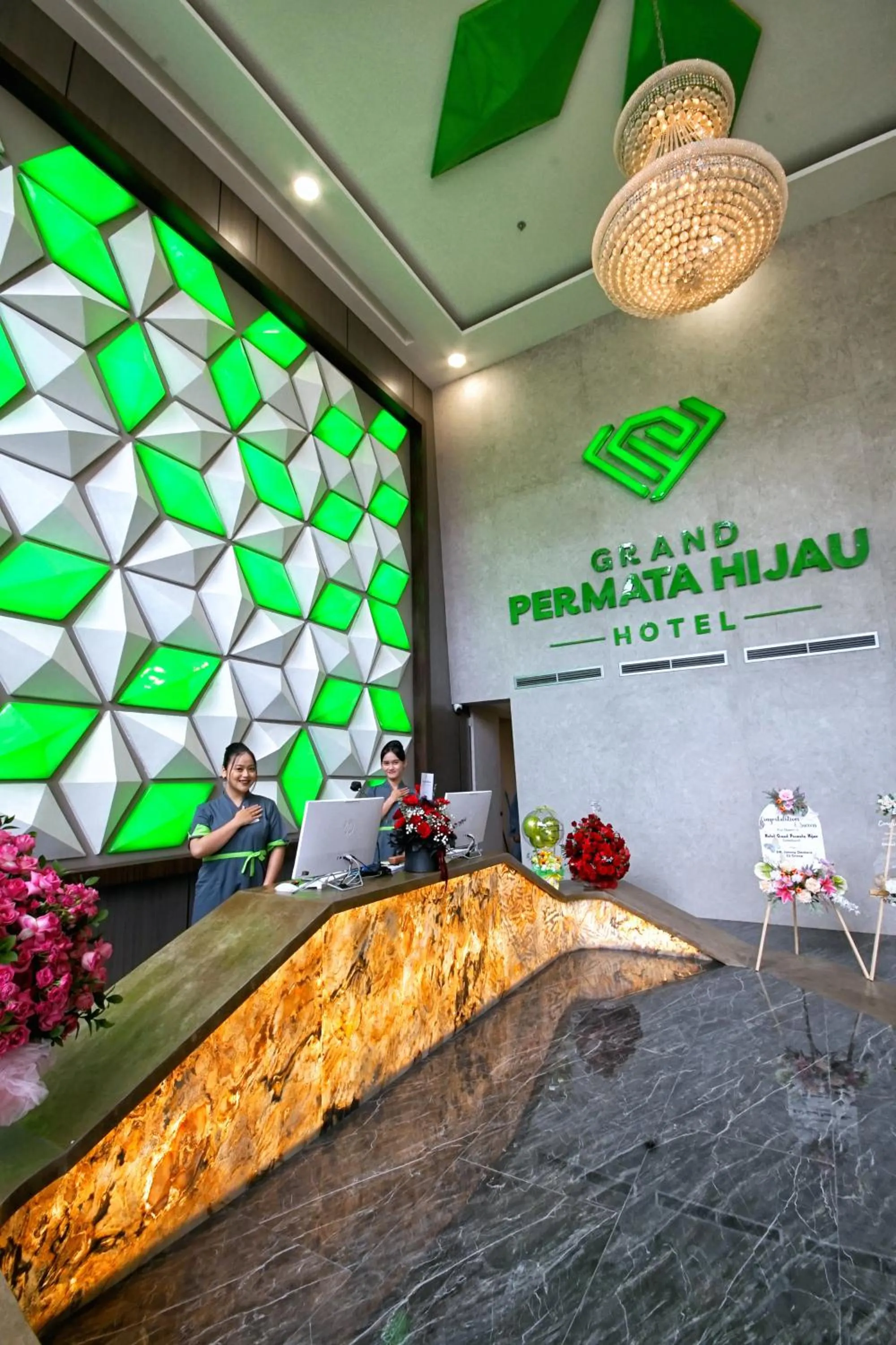 Lobby or reception in Grand Permata Hijau Hotel