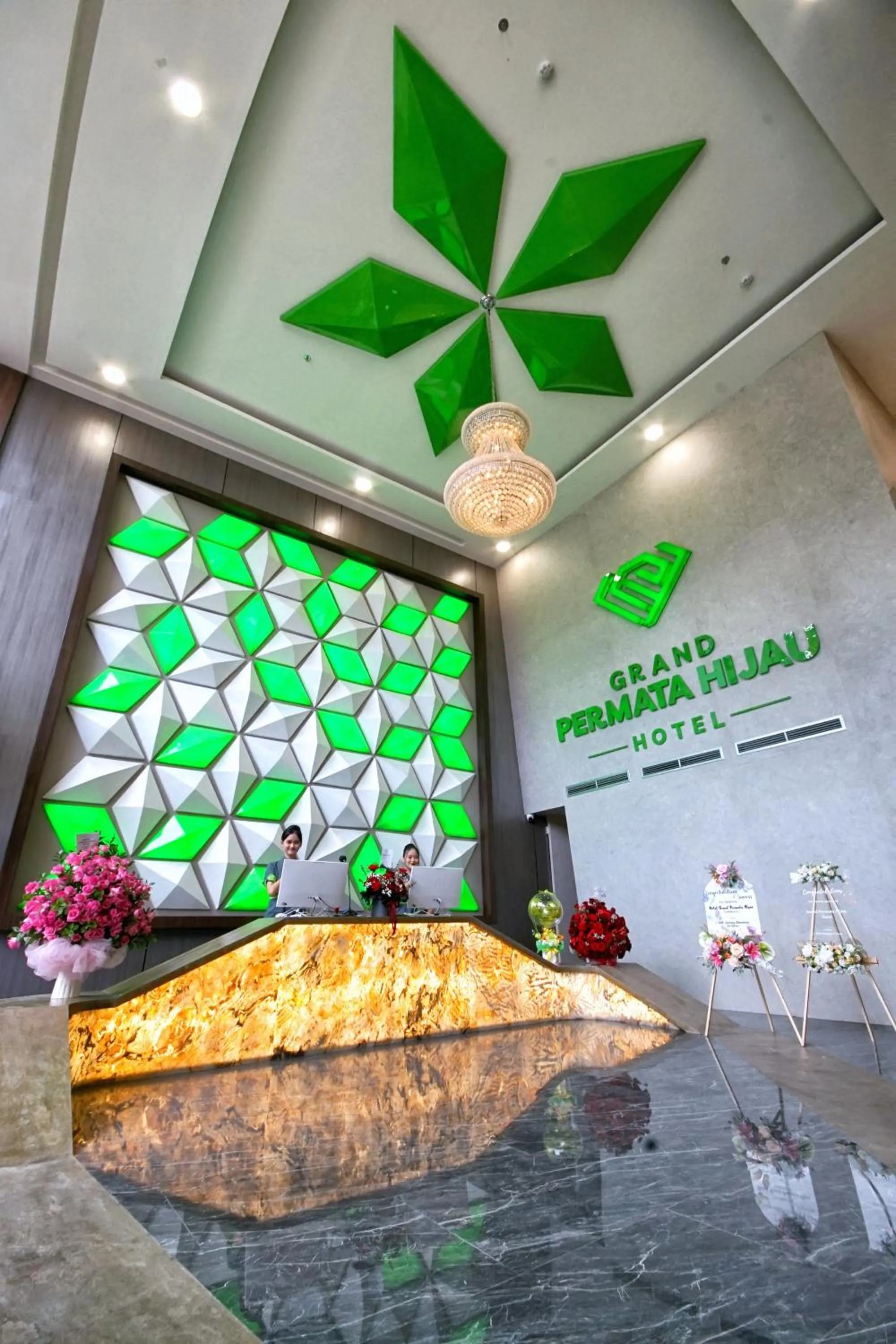 Lobby or reception in Grand Permata Hijau Hotel