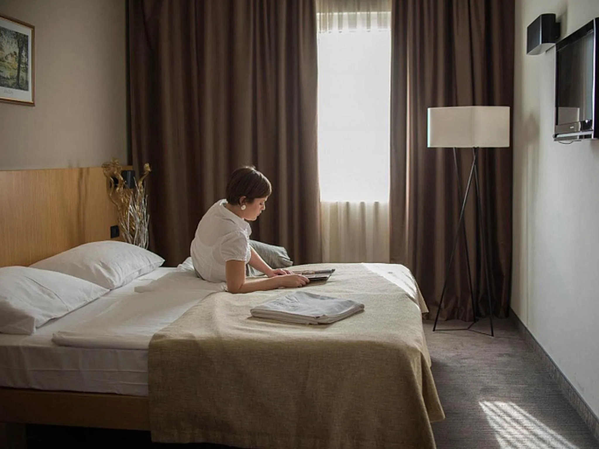 Bed in Terme Tuhelj Hotel Well