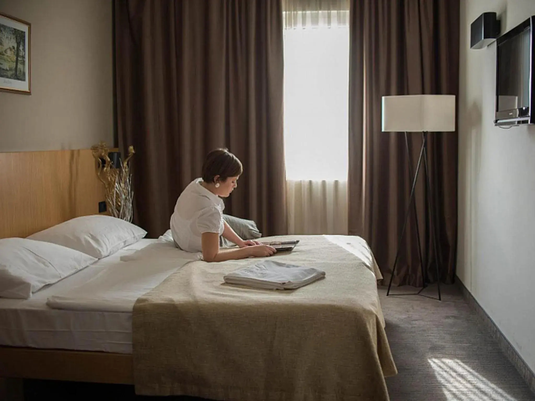 Bed in Terme Tuhelj Hotel Well Bed in Terme Tuhelj Hotel Well