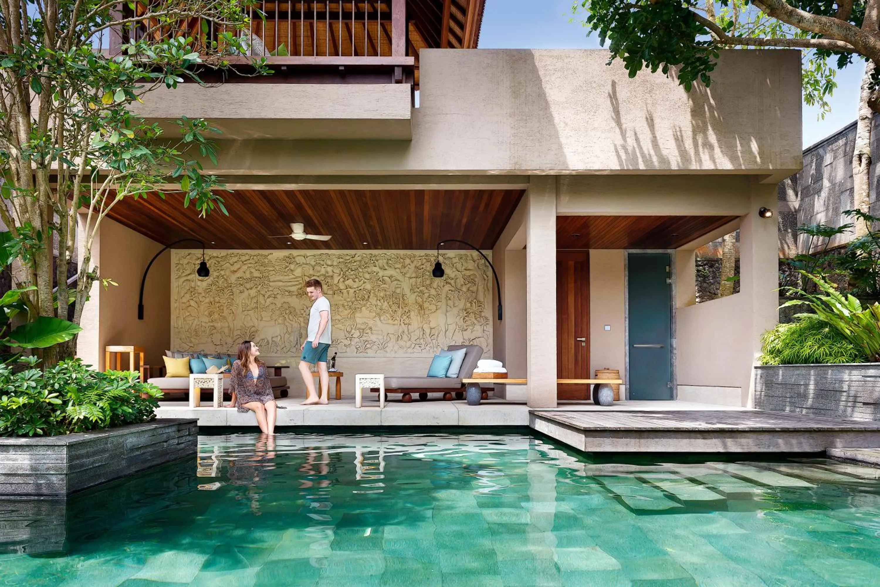 Balcony/Terrace in Hoshinoya Bali