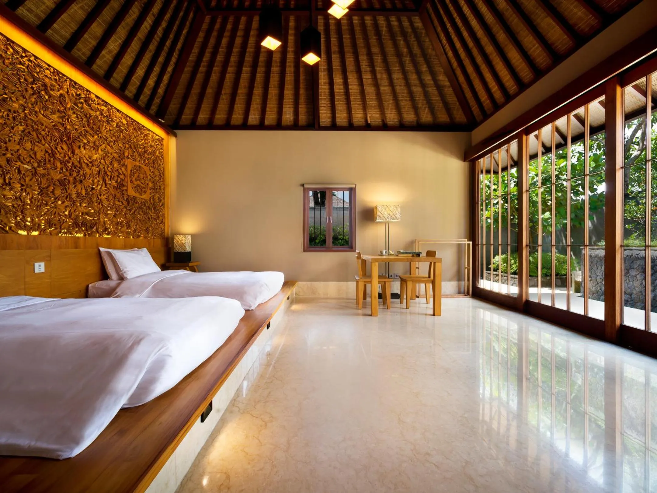 Bedroom, Bed in Hoshinoya Bali