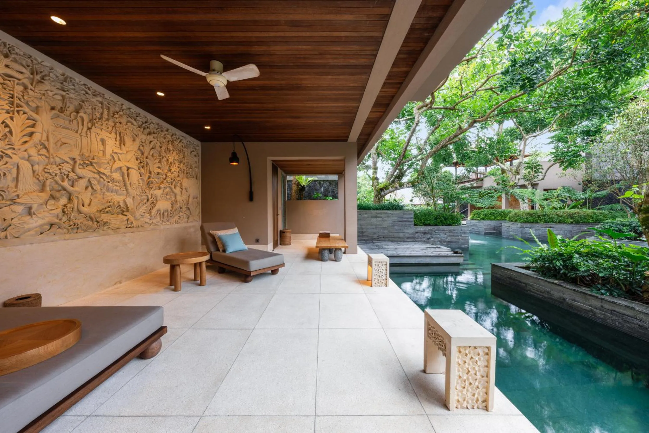 Balcony/Terrace in Hoshinoya Bali