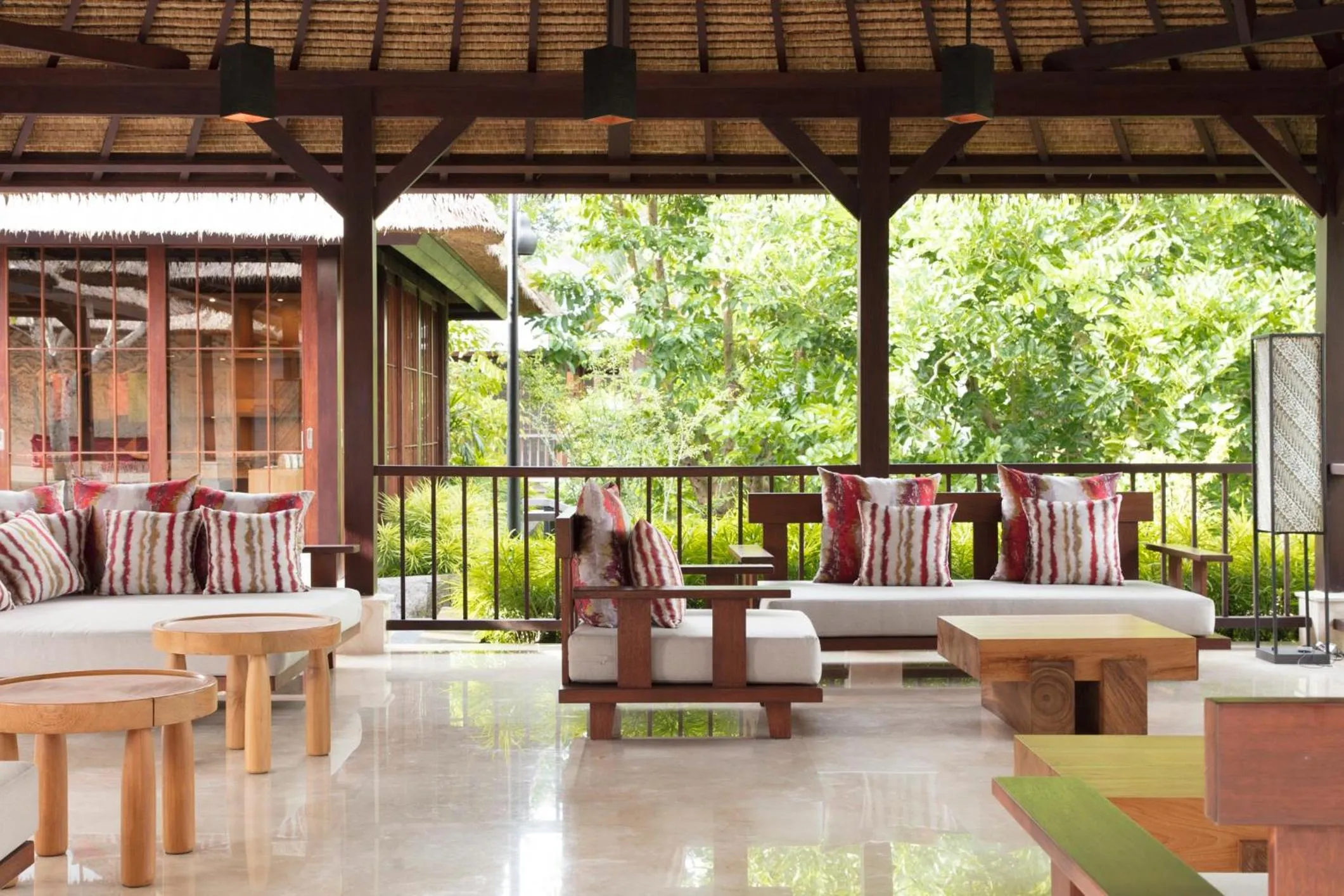 Lobby or reception in Hoshinoya Bali