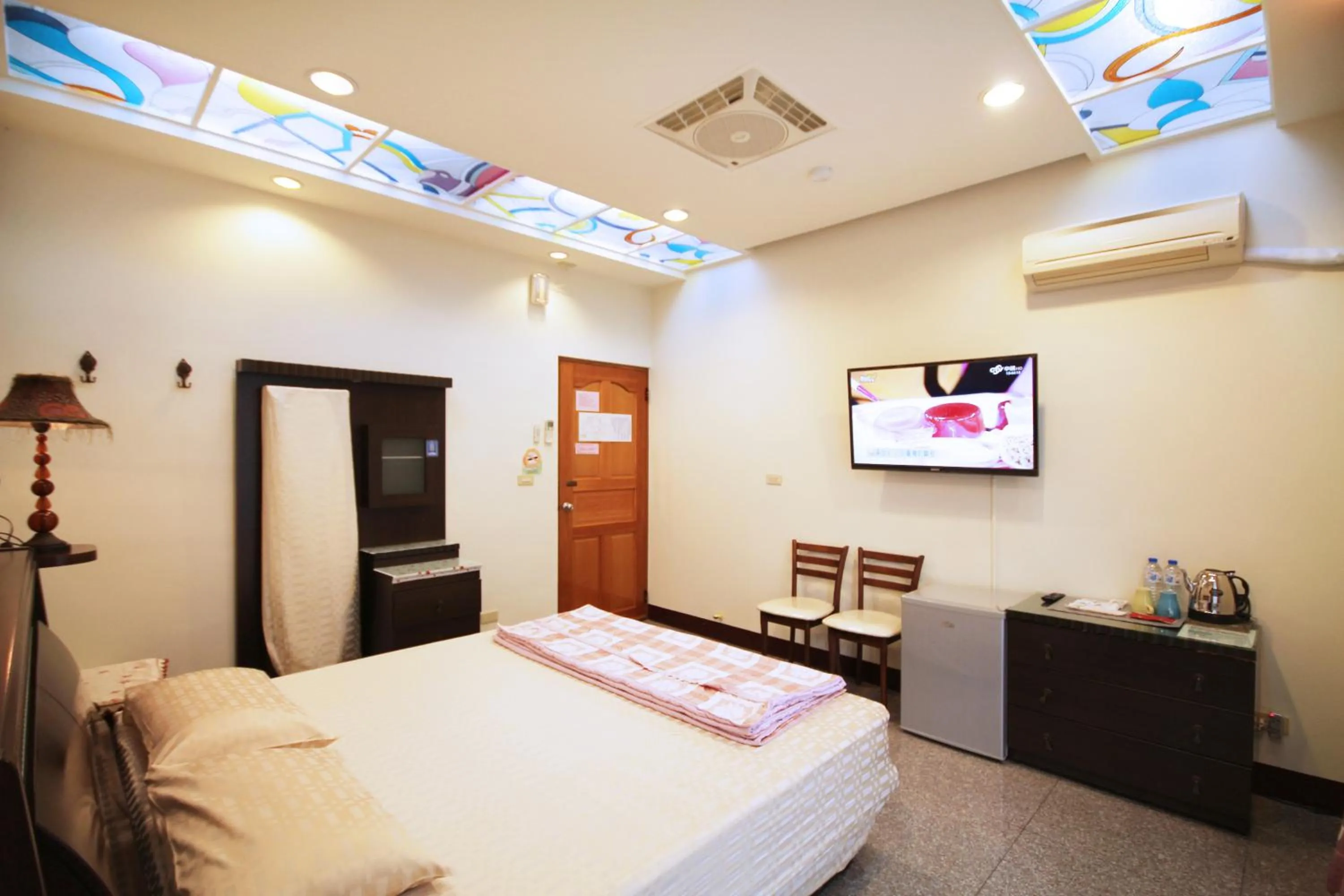 Bed in Pingguo De Jia Du Jia Homestay